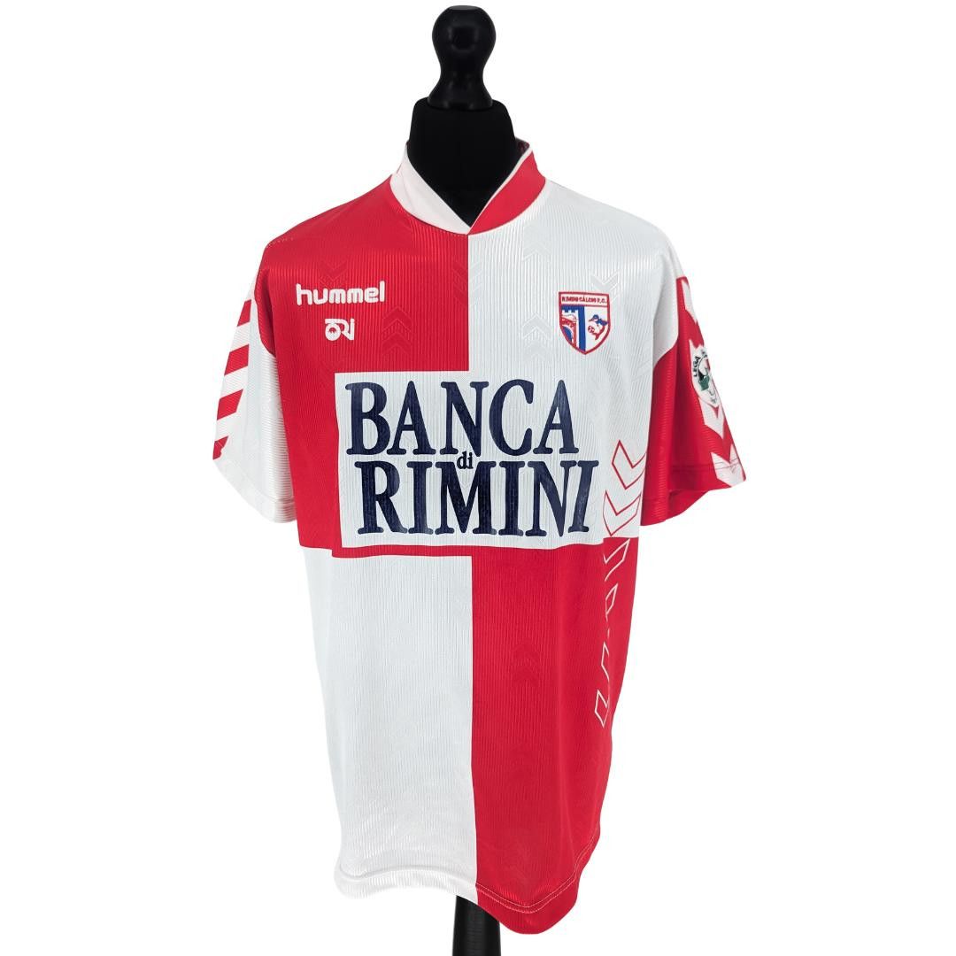 Hummel Rimini Calcio home football shirt 2005/06 - (L) Size US L / EU 52-54 / 3 - 1 Thumbnail