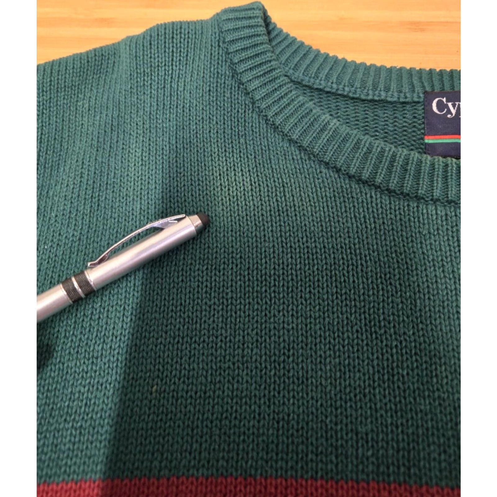 Vintage VINTAGE Cypress Links Knit Sweater Men 2XL Green Crew Neck Pullover All Seasons Golf Casual Formal Workwear Men's Everyday Sweater 90s? Size US XXL / EU 58 / 5 - 5 Thumbnail
