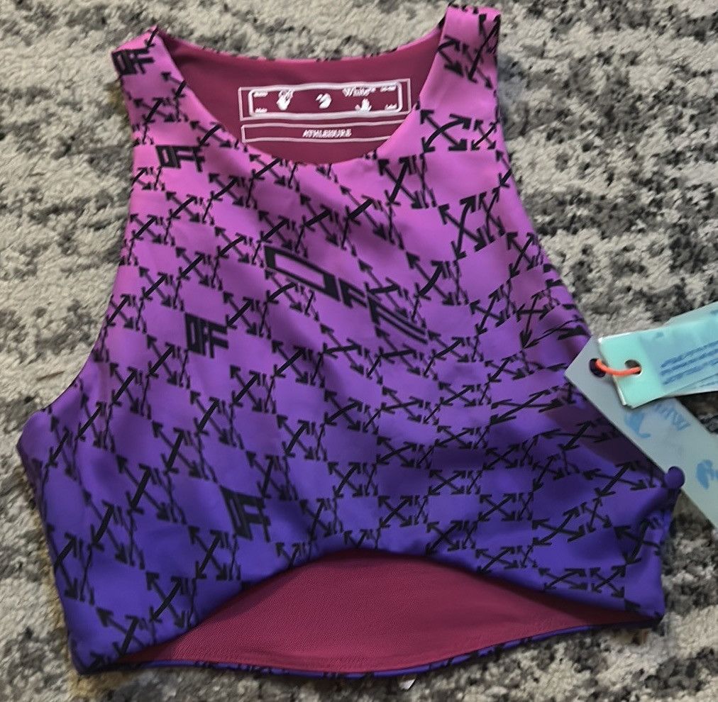 Off-White Off-White Monogram Sports Bra in Fuchsia Black size S Size S / US 4 / IT 40 - 5 Thumbnail
