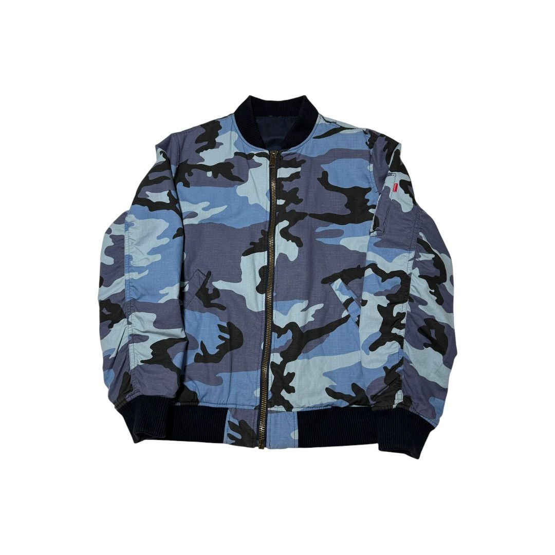 Supreme Supreme SS17 Reversible Zebra MA-1 Bomber Jacket NWT | Grailed