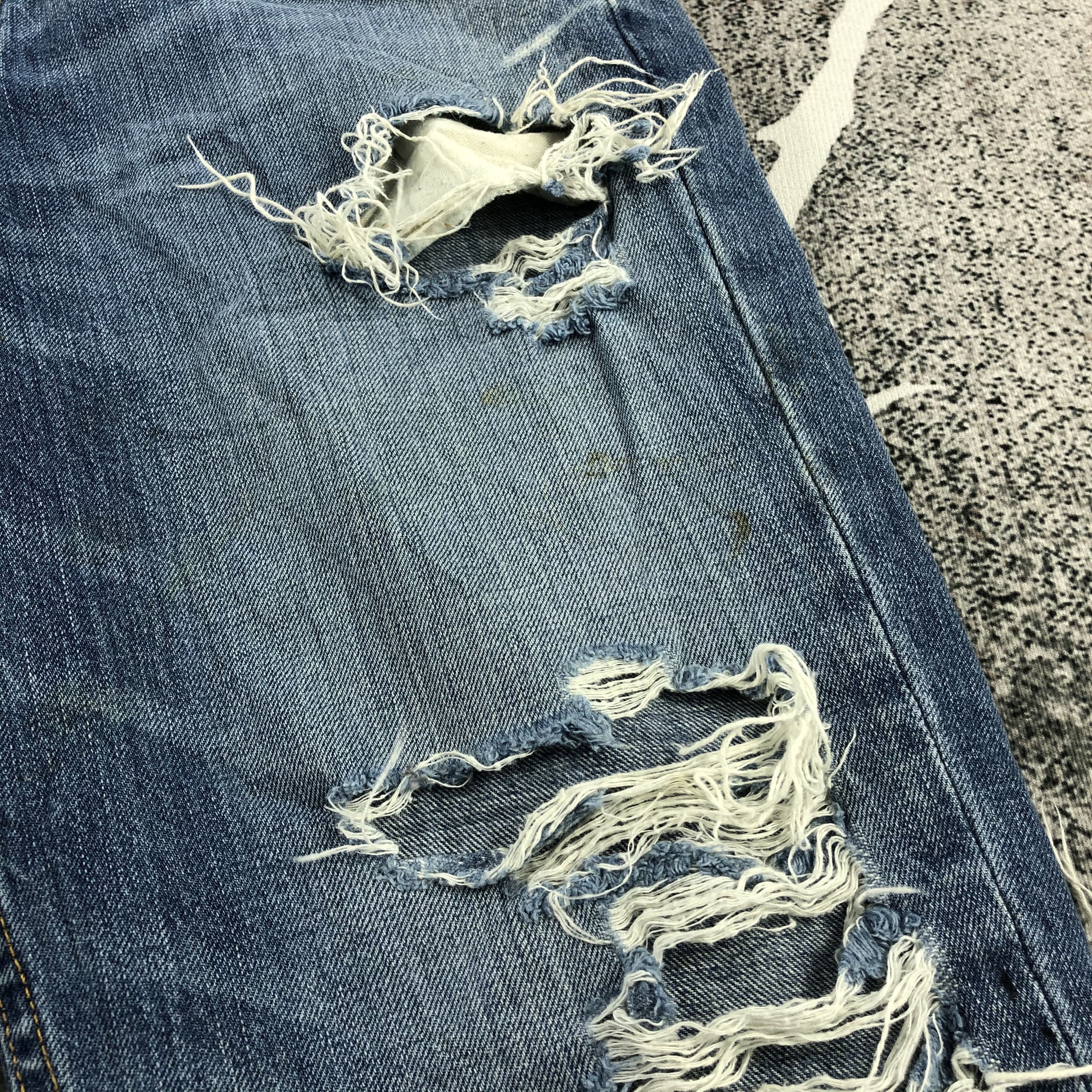 Levi's Levi's 511 Jeans Distressed Denim KJ965 Size US 34 / EU 50 - 13 Thumbnail