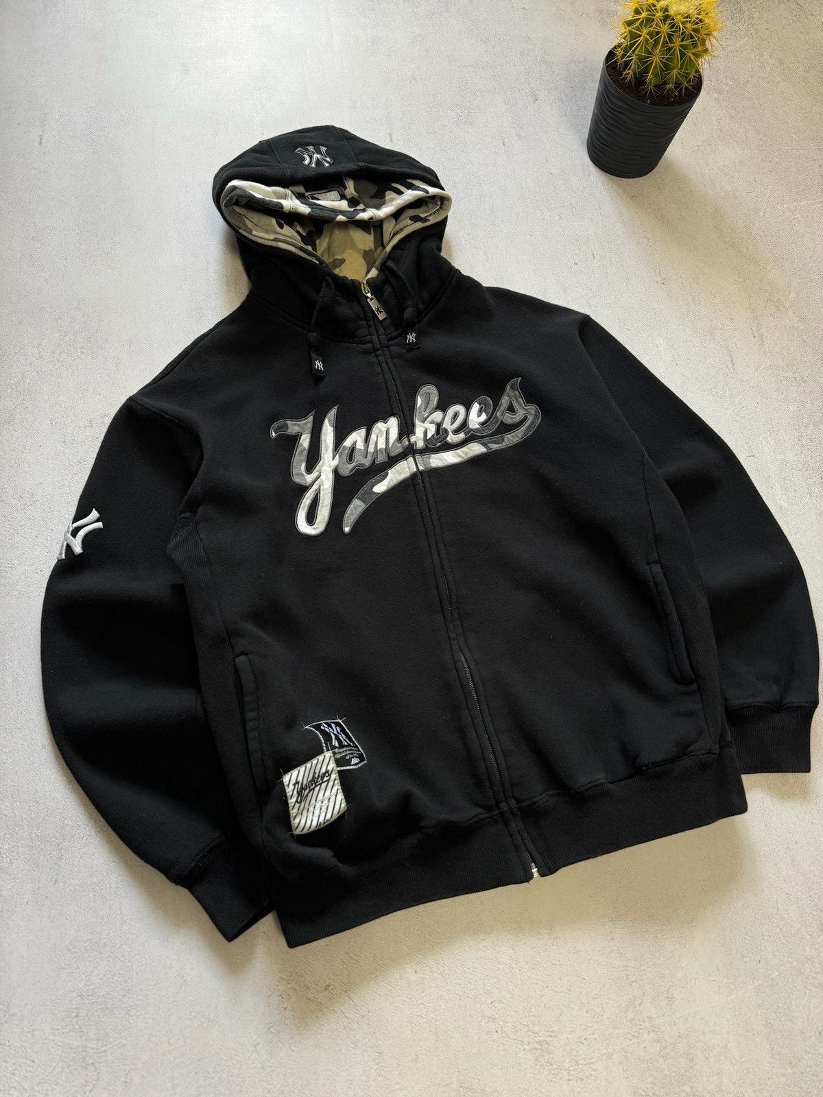 New York Yankees Vintage New York Yankees Hoodie Big Logo Baggy Y2K 90s Size US XS / EU 42 / 0 - 2 Thumbnail