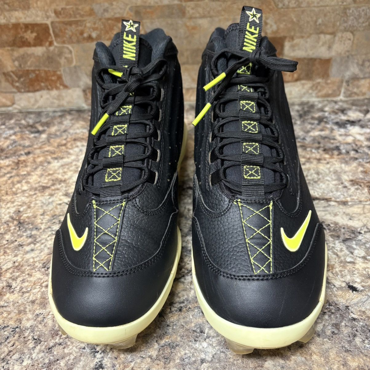 Nike Nike Griffey 2 MCS Baseball Cleats Black/Volt Size 8 Size US 8 / EU 41 - 3 Thumbnail