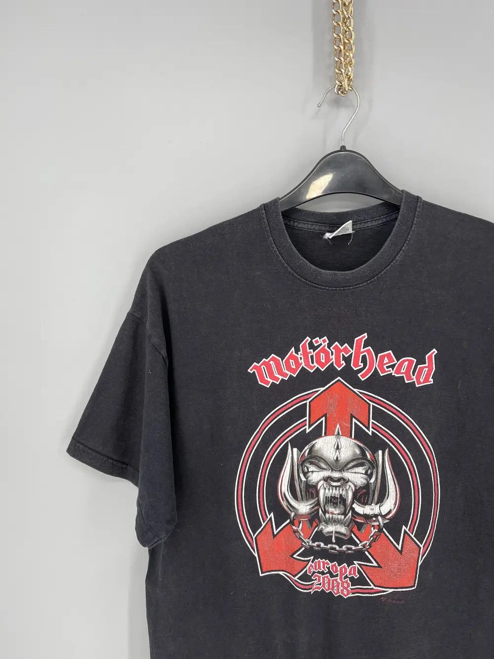 Band Tees Vintage Y2K Motörhead Dead Horror Print Band Rock Streetwear Size US XL / EU 56 / 4 - 4 Thumbnail