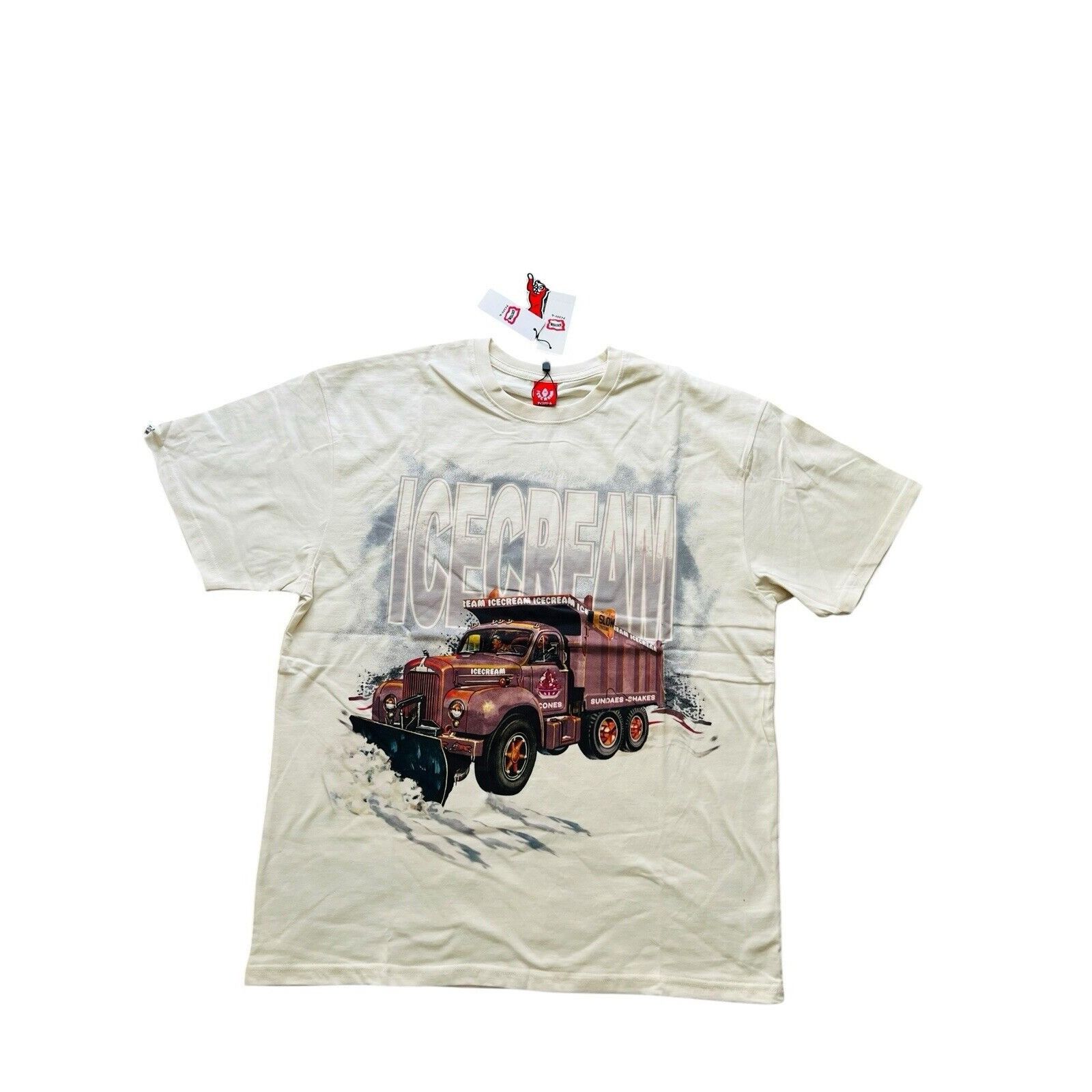 Icecream ICECREAM x Billionaire Boys Club Logo Cotton T-Shirt Size XL Size US XL / EU 56 / 4 - 1 Thumbnail