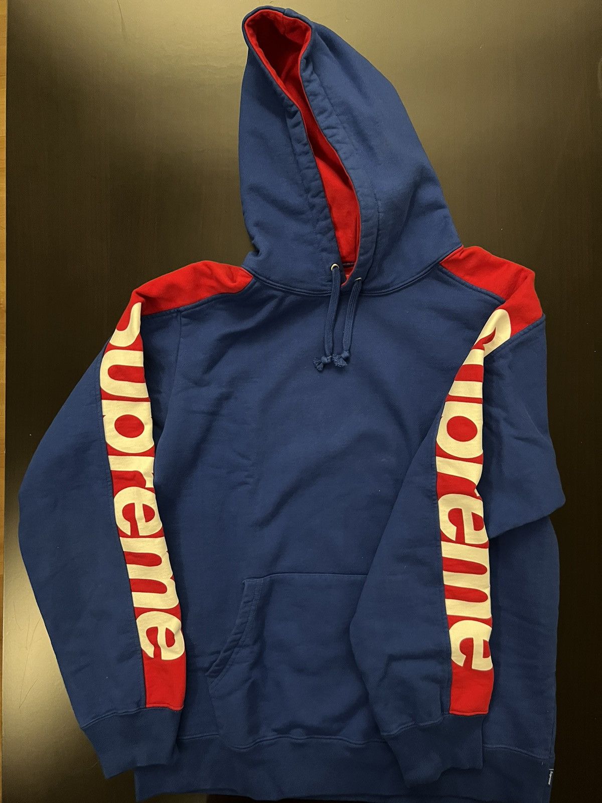 Supreme sideline hoodie on sale royal