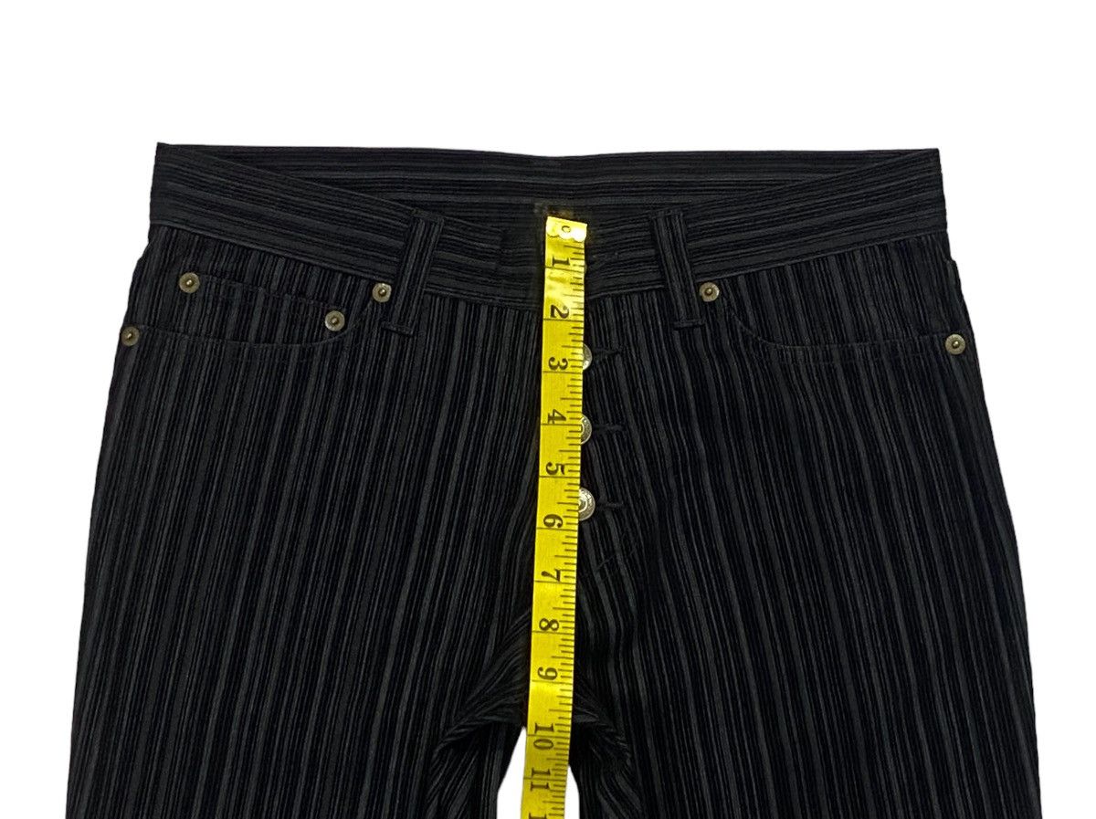 Tornado Mart Tornado Mart Flared Striped Corduroy Cotton Pants Size US 29 - 5 Thumbnail