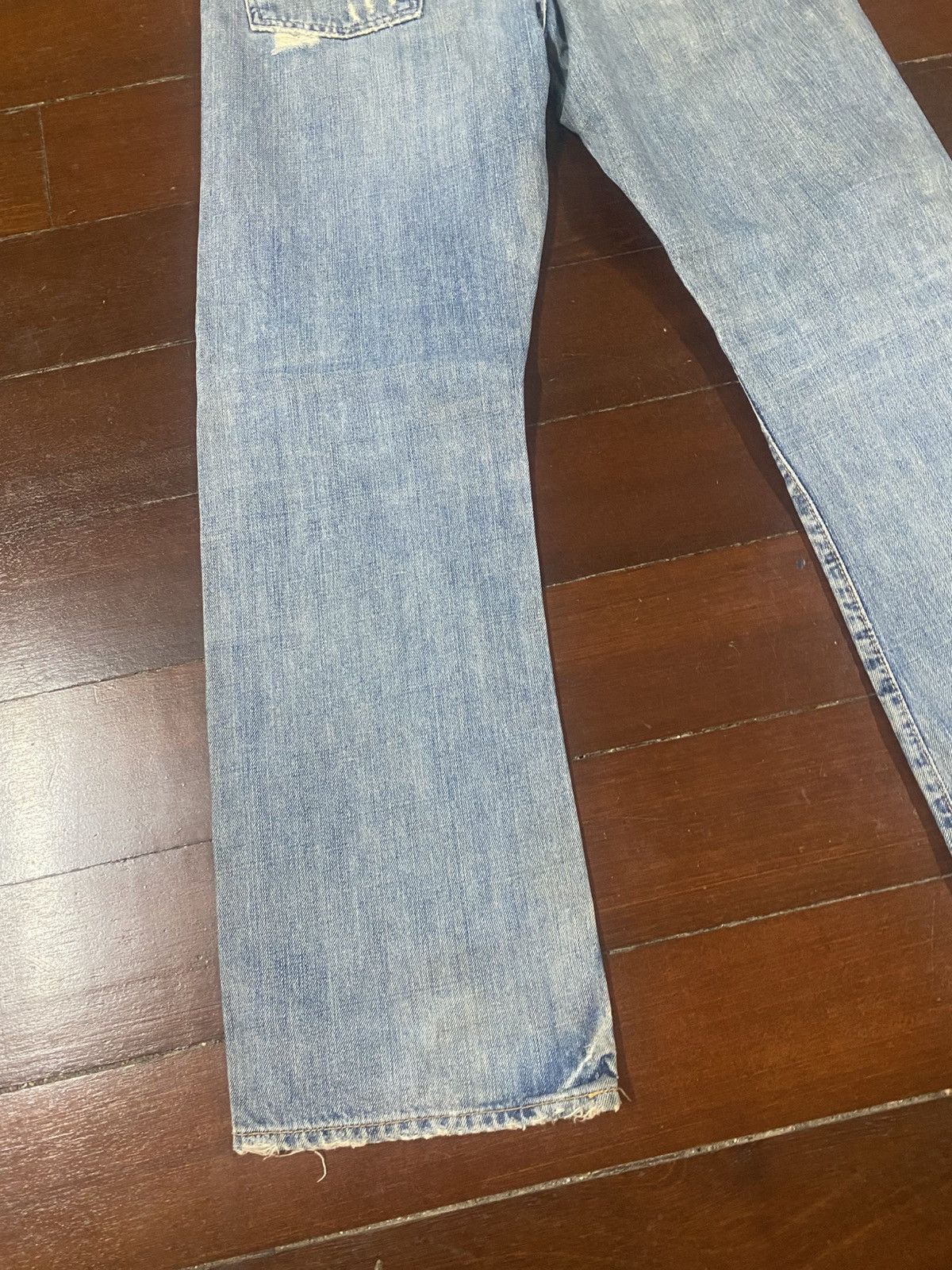 Abercrombie & Fitch Y2k Fitch Baggy Selvedge Vintage distressed mud wash Size US 32 / EU 48 - 10 Thumbnail