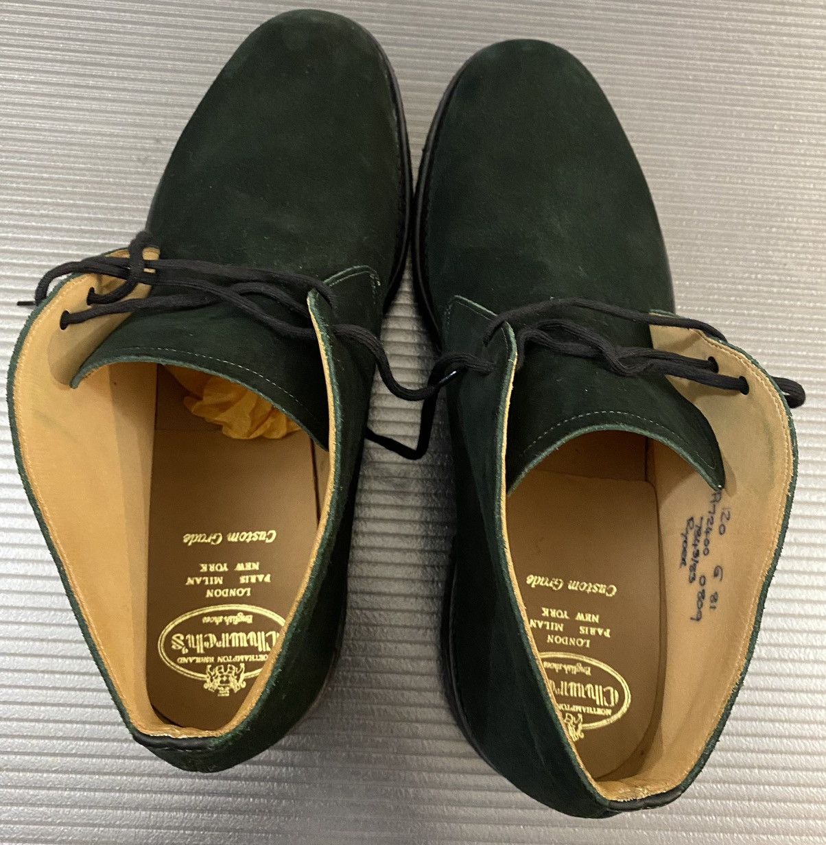 Church's Churchs 🏴󠁧󠁢󠁥󠁮󠁧󠁿 Dk Green Castoro Suede Ryder Chukka Boots 12uk NEW Size US 13 / EU 46 - 8 Thumbnail