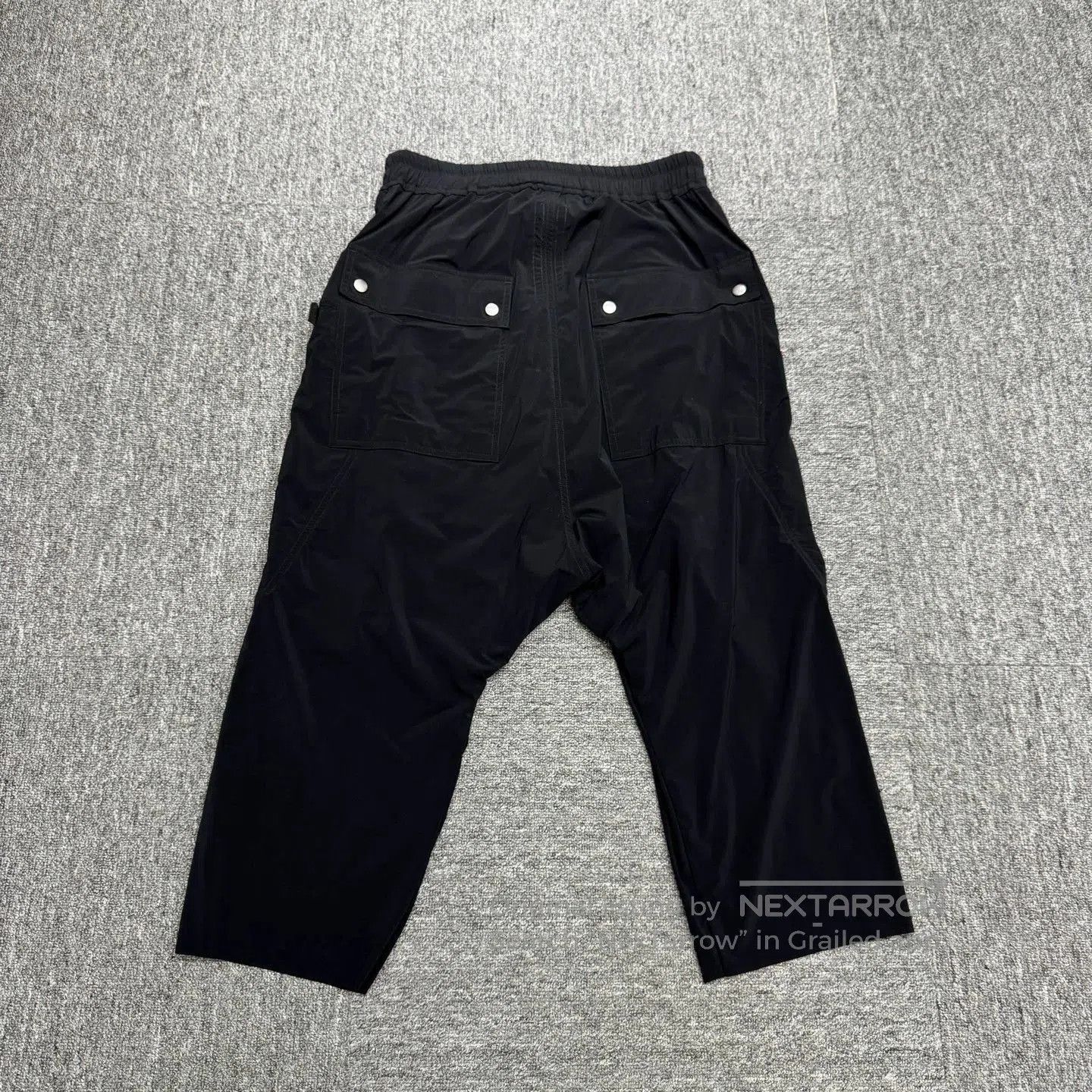 Rick Owens Black Cargo Pants with Zipper Pockets Size 30. Size US 30 / EU 46 - 5 Thumbnail