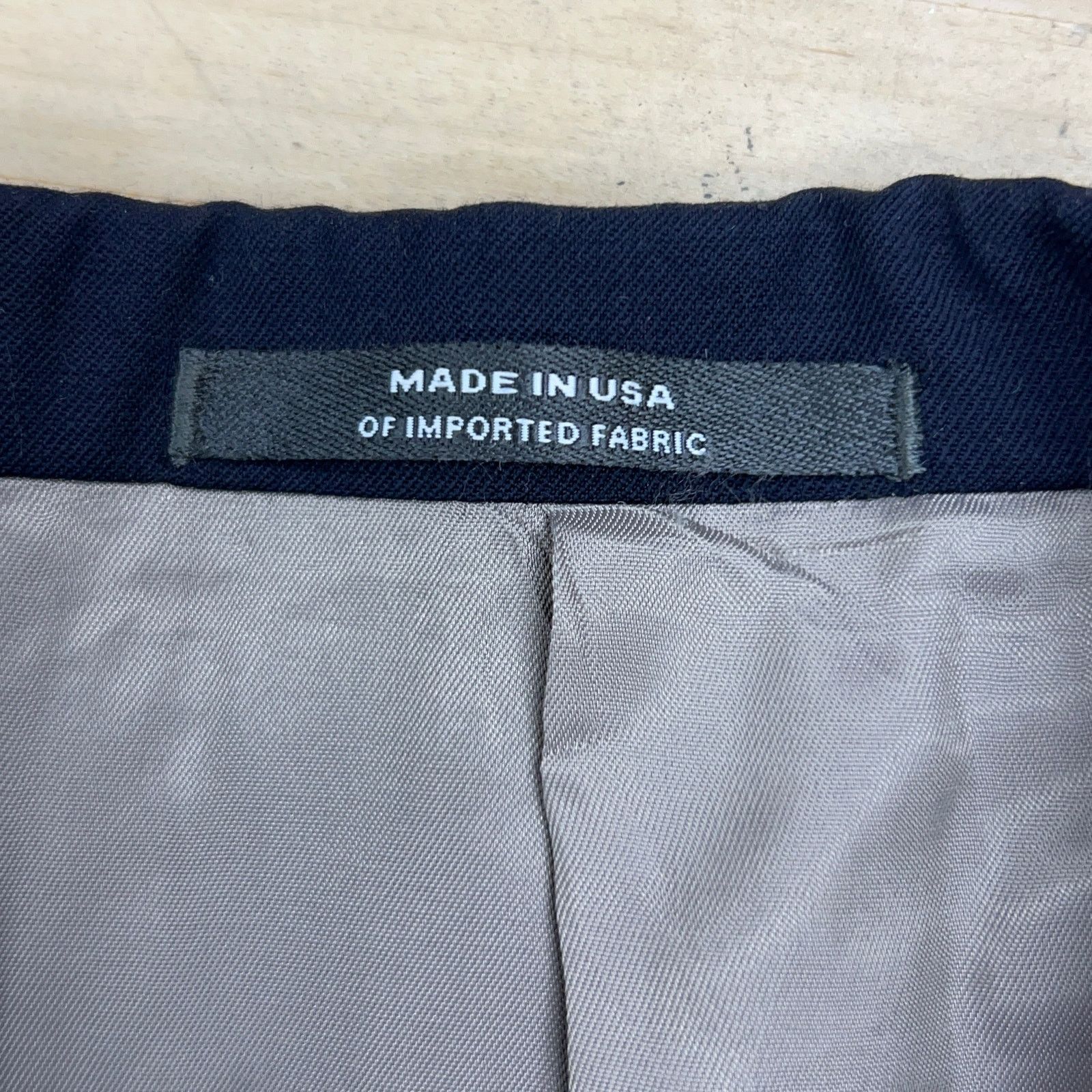 Hart Schaffner Marx Hart Schaffner Marx HSM Size 42L Blazer Navy Bronze Button Size 42L - 15 Thumbnail