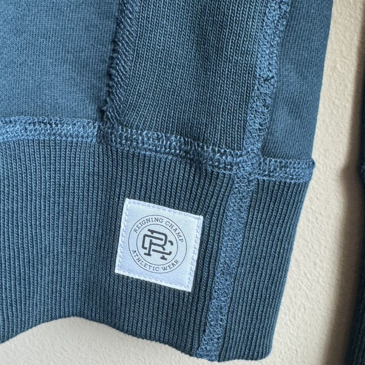Reigning Champ Reigning Champ Midweight Terry Slim Crewneck - Storm - (S) Size US S / EU 44-46 / 1 - 4 Thumbnail