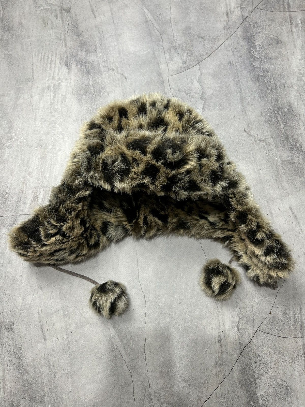 Hysteric Glamour × Vintage Vintage Hat Ushanka Mohair Fuzzy Y2K Cap Size ONE SIZE - 2 Thumbnail