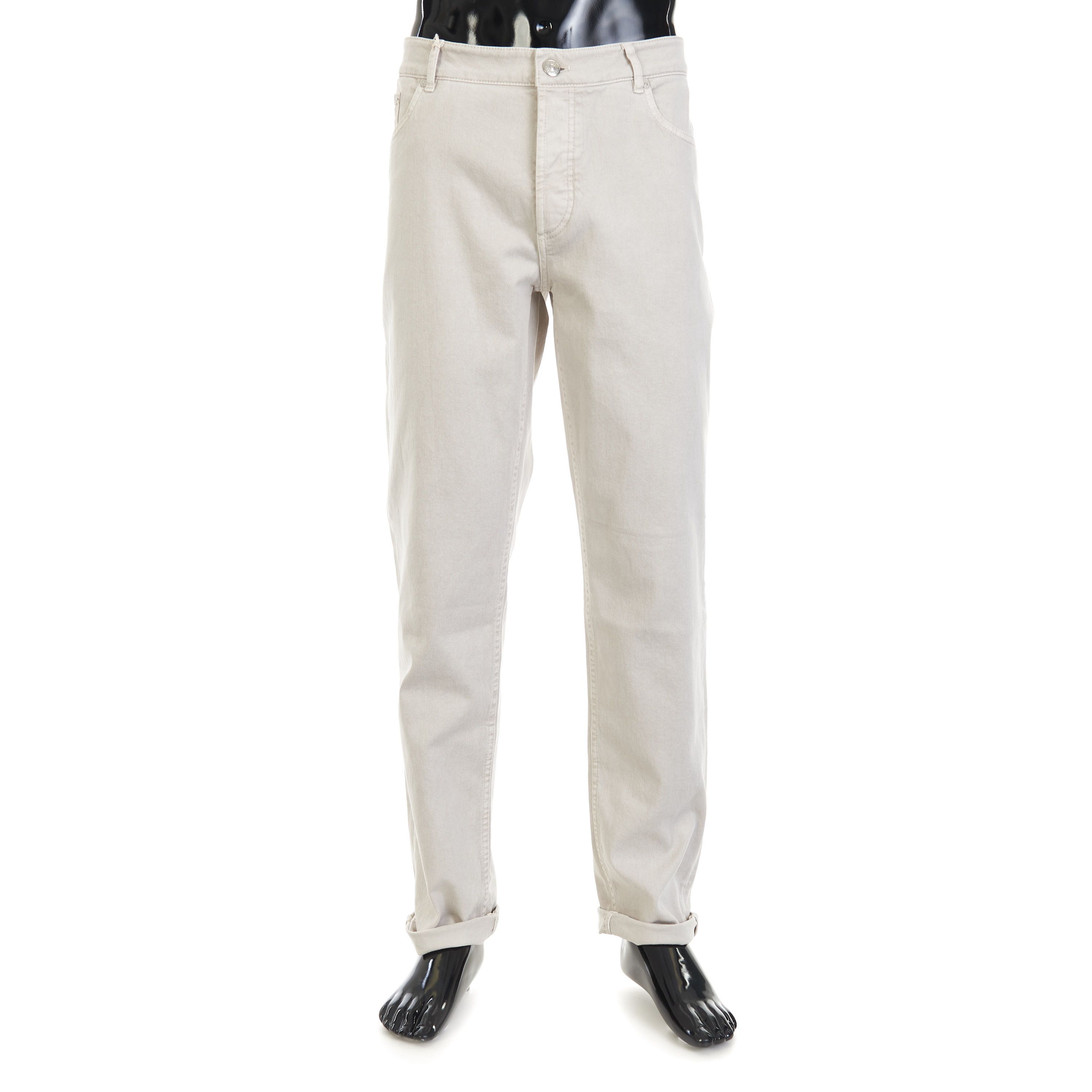 Brunello Cucinelli Five-Pocket Trousers - Garment Dyed Comfort Lightweight Size US 38 / EU 54 - 1 Thumbnail