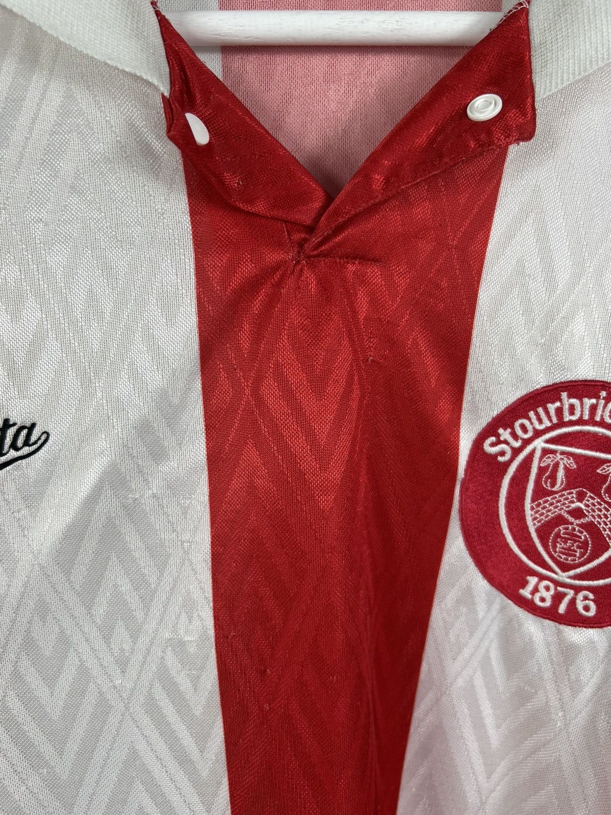Other Rare Vintage 90’s FC Stourbridge Bukta Soccer Jersey 42/44 Size US L / EU 52-54 / 3 - 8 Thumbnail