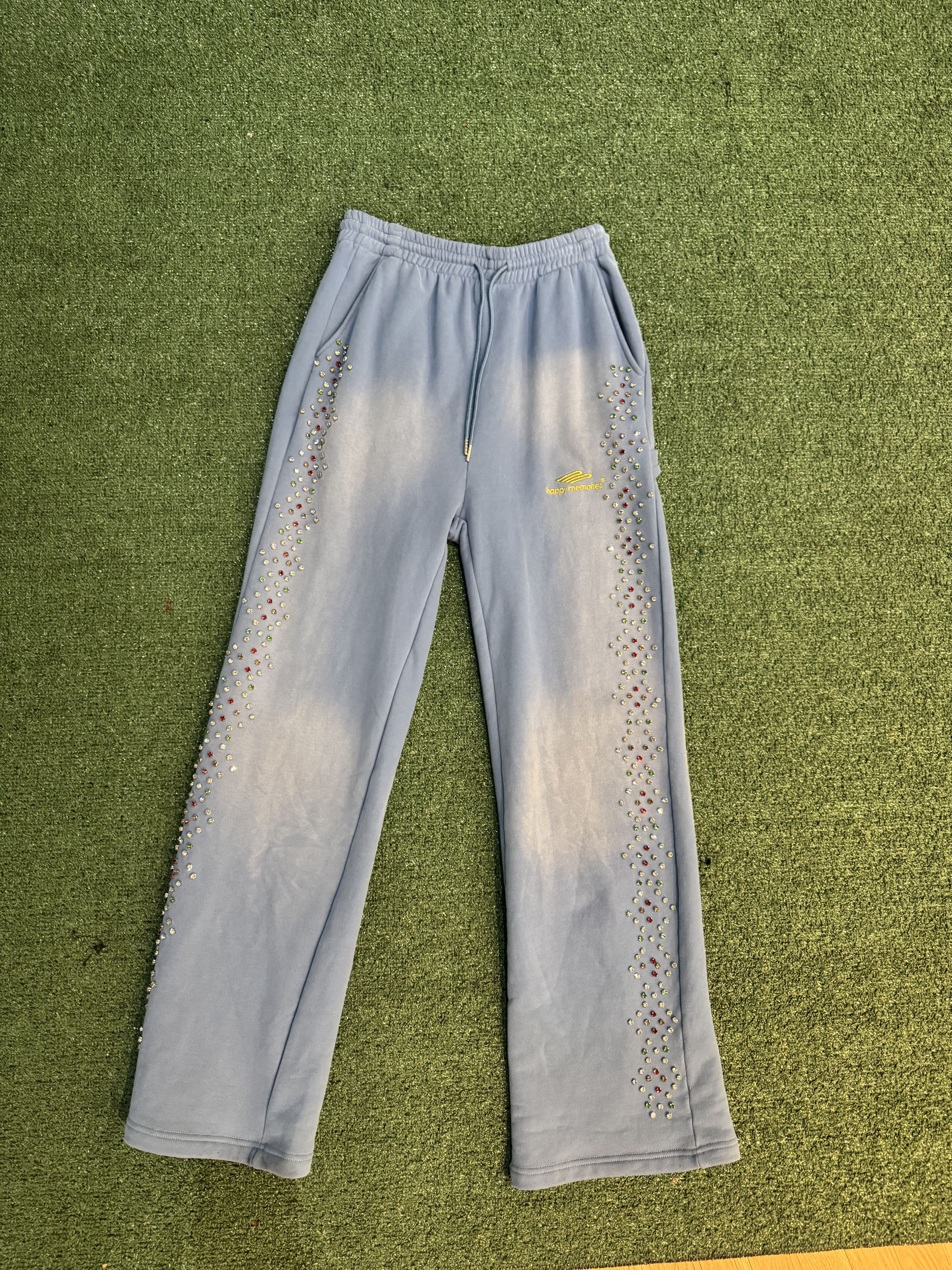 HMDD HMDD CRYSTAL SWEATPANTS POWDER BLUE Size US 32 / EU 48 - 1 Thumbnail