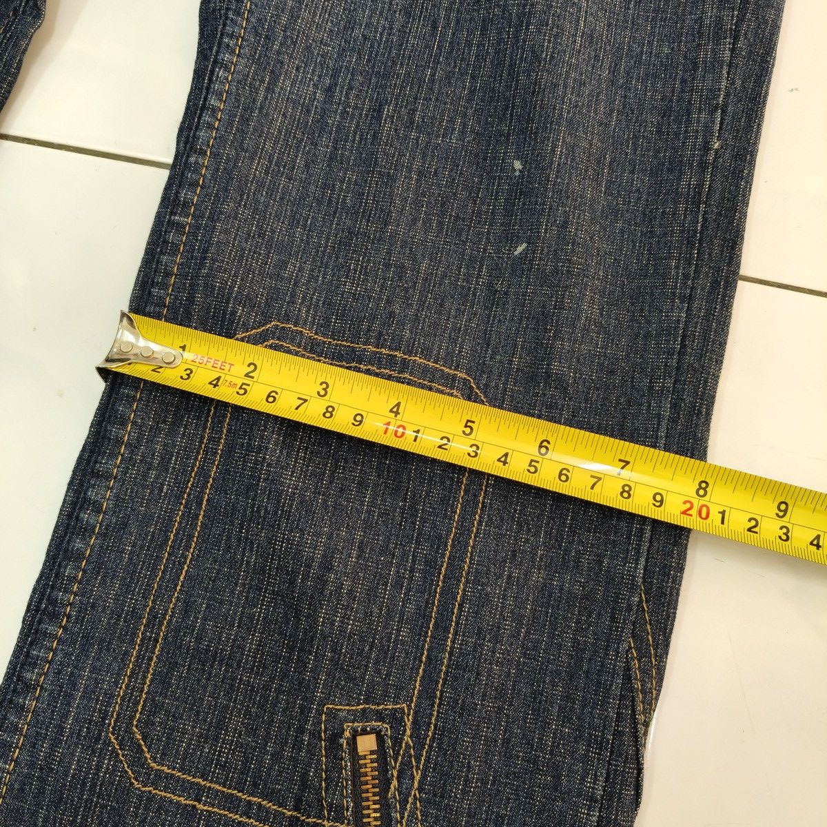 Pepe Jeans Vintage Y2K Pepe Jeans Dark Wash Zipper Pocket Denim Size US 30 / EU 46 - 22 Thumbnail