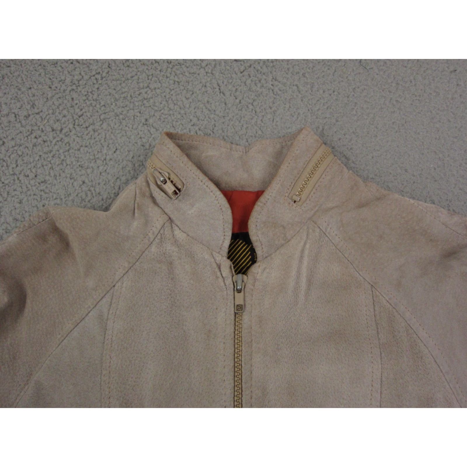 Vintage VINTAGE AMI Leather Jacket Mens Jacket 38 S Brown Leather 80s 90s Biker Western Camouflage? Size US S / EU 44-46 / 1 - 2 Thumbnail