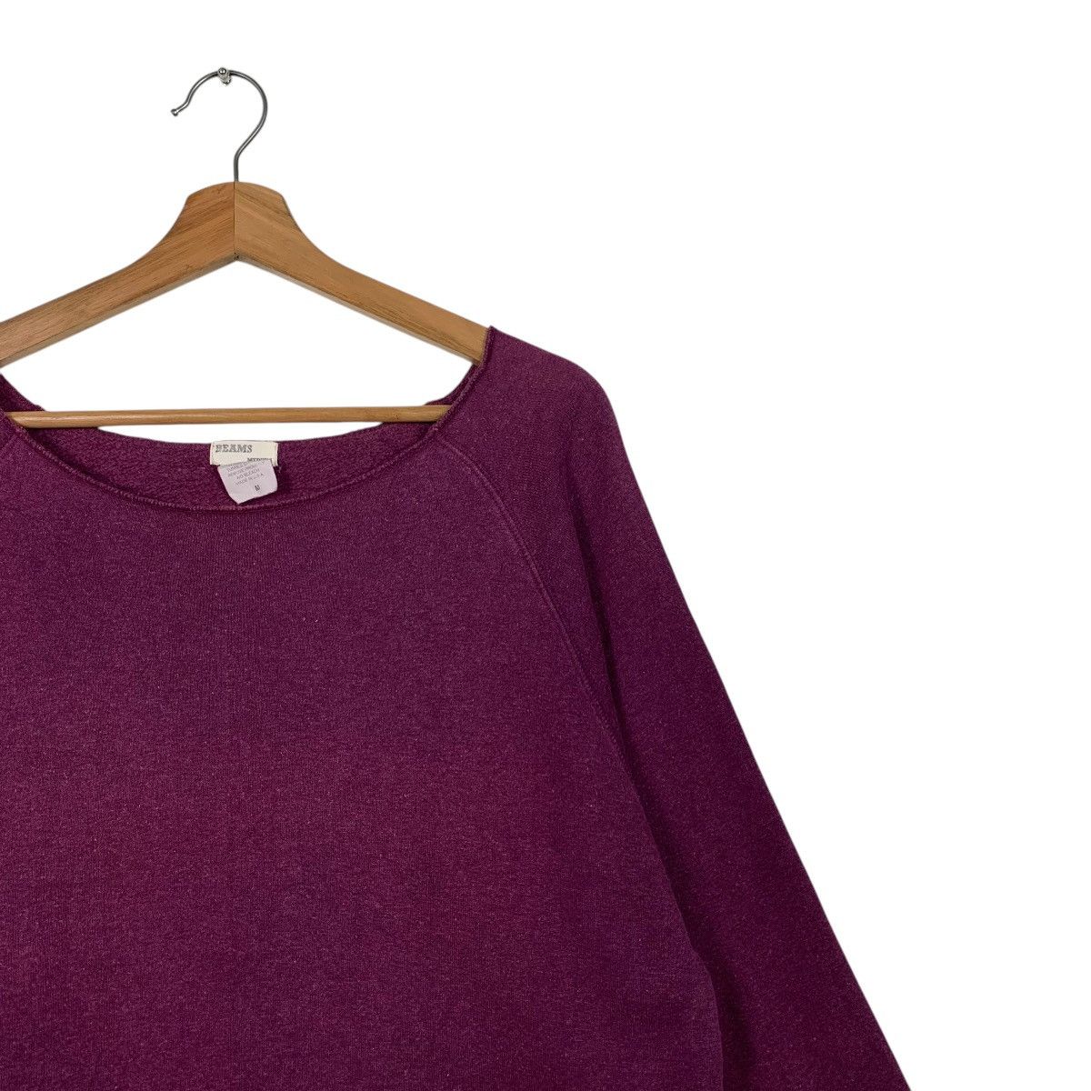 Beams Plus BEAMS Hemp Cotton Purple Long Sleeve Sweater #1775-C79 Size US M / EU 48-50 / 2 - 5 Thumbnail