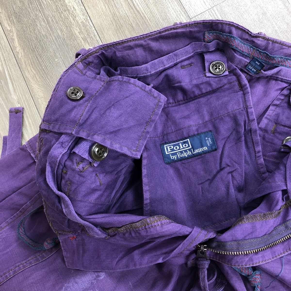 Polo Ralph Lauren Vintage Polo Ralph Lauren Military Bondage Cargo Shorts Size US 32 / EU 48 - 10 Thumbnail