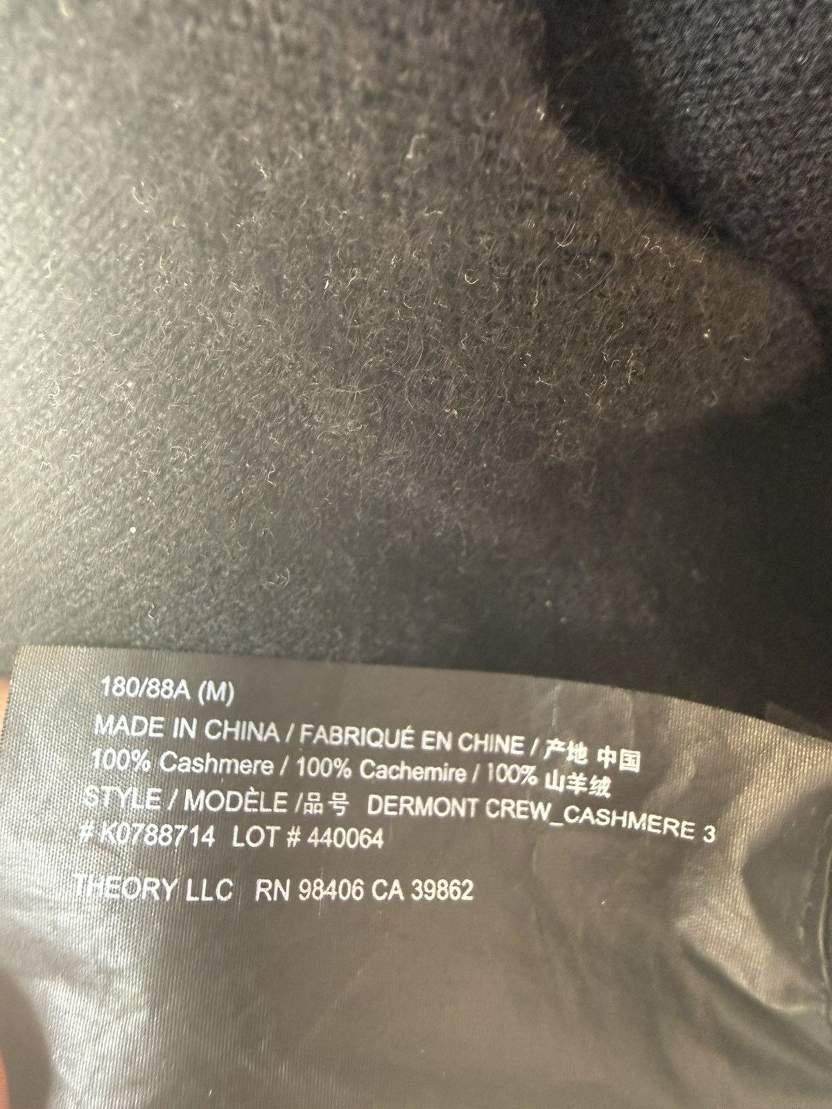 Theory Theory Cashmere Sweater Black Size US M / EU 48-50 / 2 - 6 Thumbnail