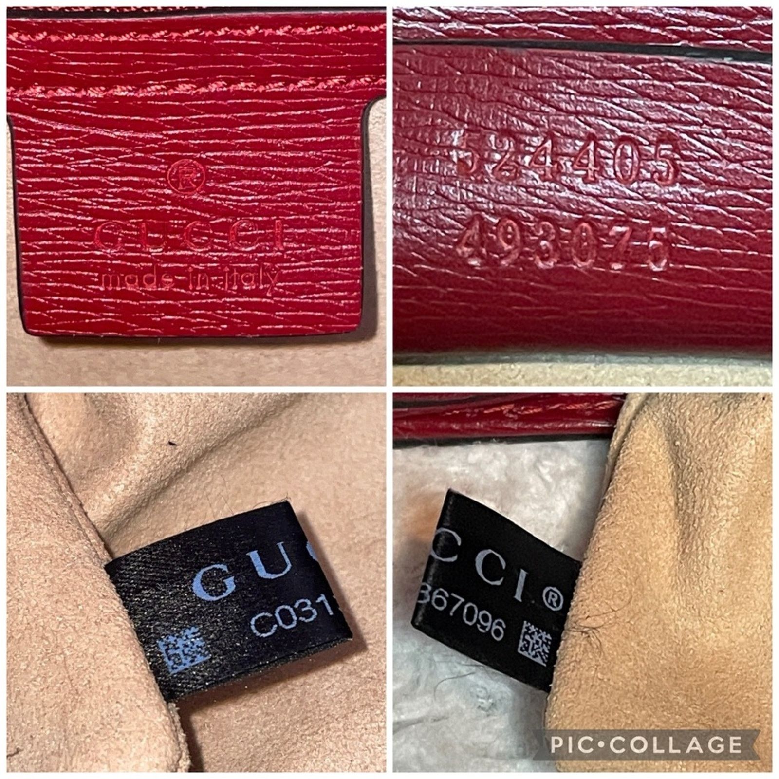 Gucci Gucci Sylvie Gold Foil GG Star Crossbody 524405 Size ONE SIZE - 14 Thumbnail