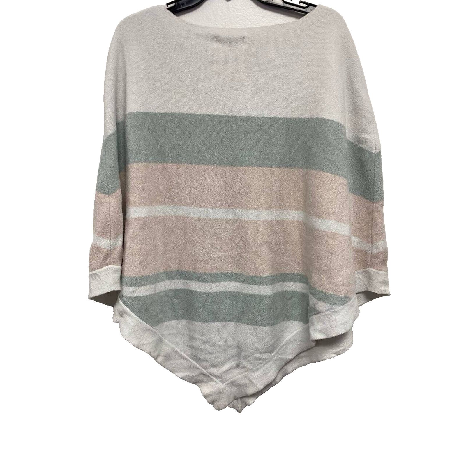 &Daughter Barefoot Dreams CozyChic Breeze Poncho Pink Multi OS A000483 Size ONE SIZE - 3 Thumbnail