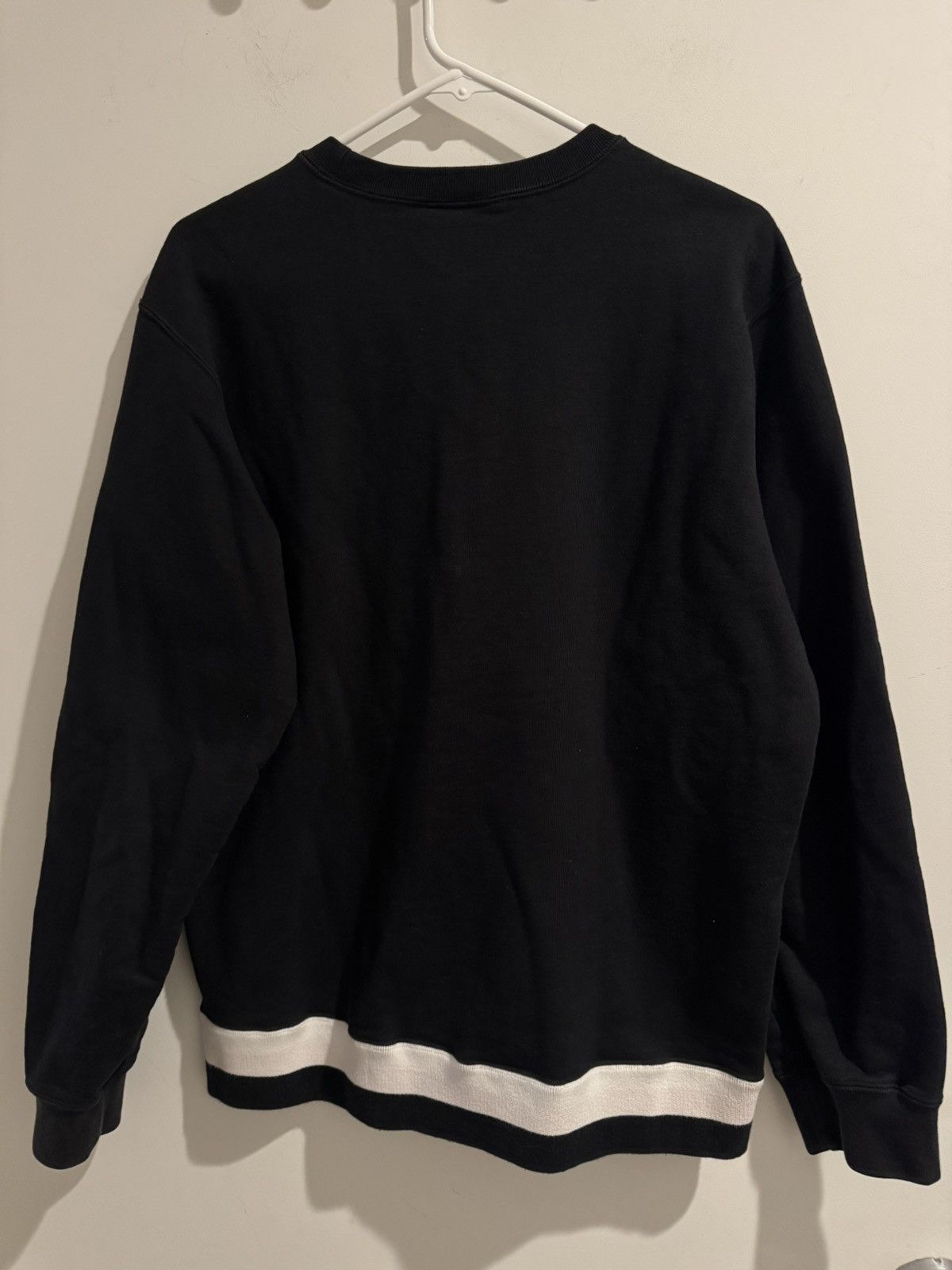 Supreme Supreme Logo Rib Stripe Team 94 Crewneck Mens Size Medium Size US M / EU 48-50 / 2 - 7 Thumbnail
