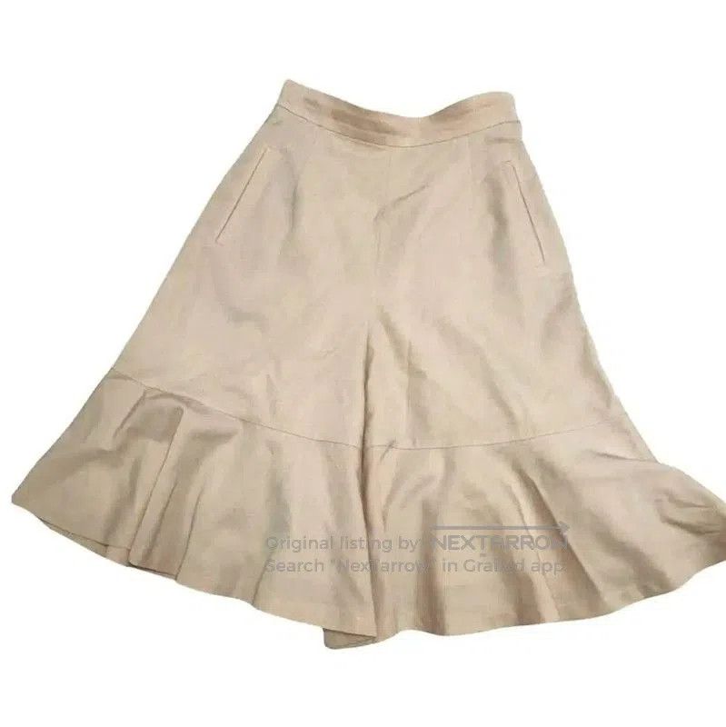 Dior Dior Beige Summer Wool Flared Pants . Size 24" / US 00 / IT 34 - 1 Thumbnail
