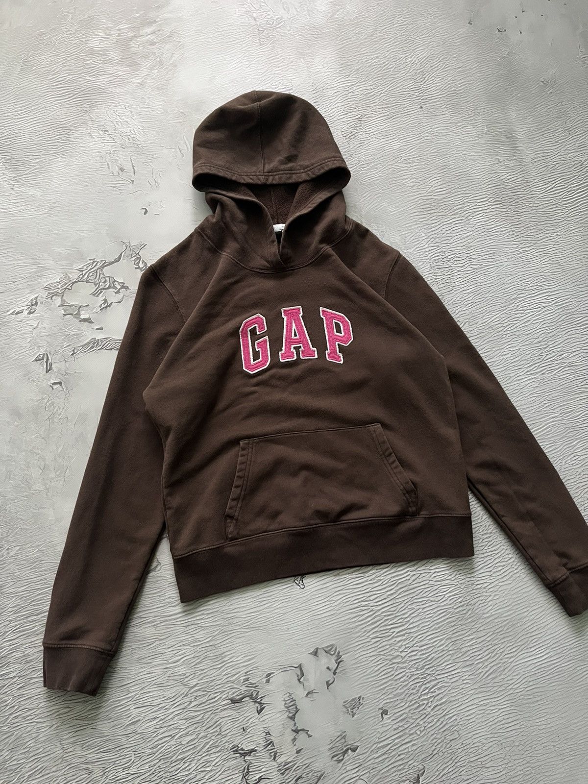 Gap Gap Vintage Brown Hoodie Logo Streetwear Kylie Jenner Size S / US 4 / IT 40 - 3 Thumbnail
