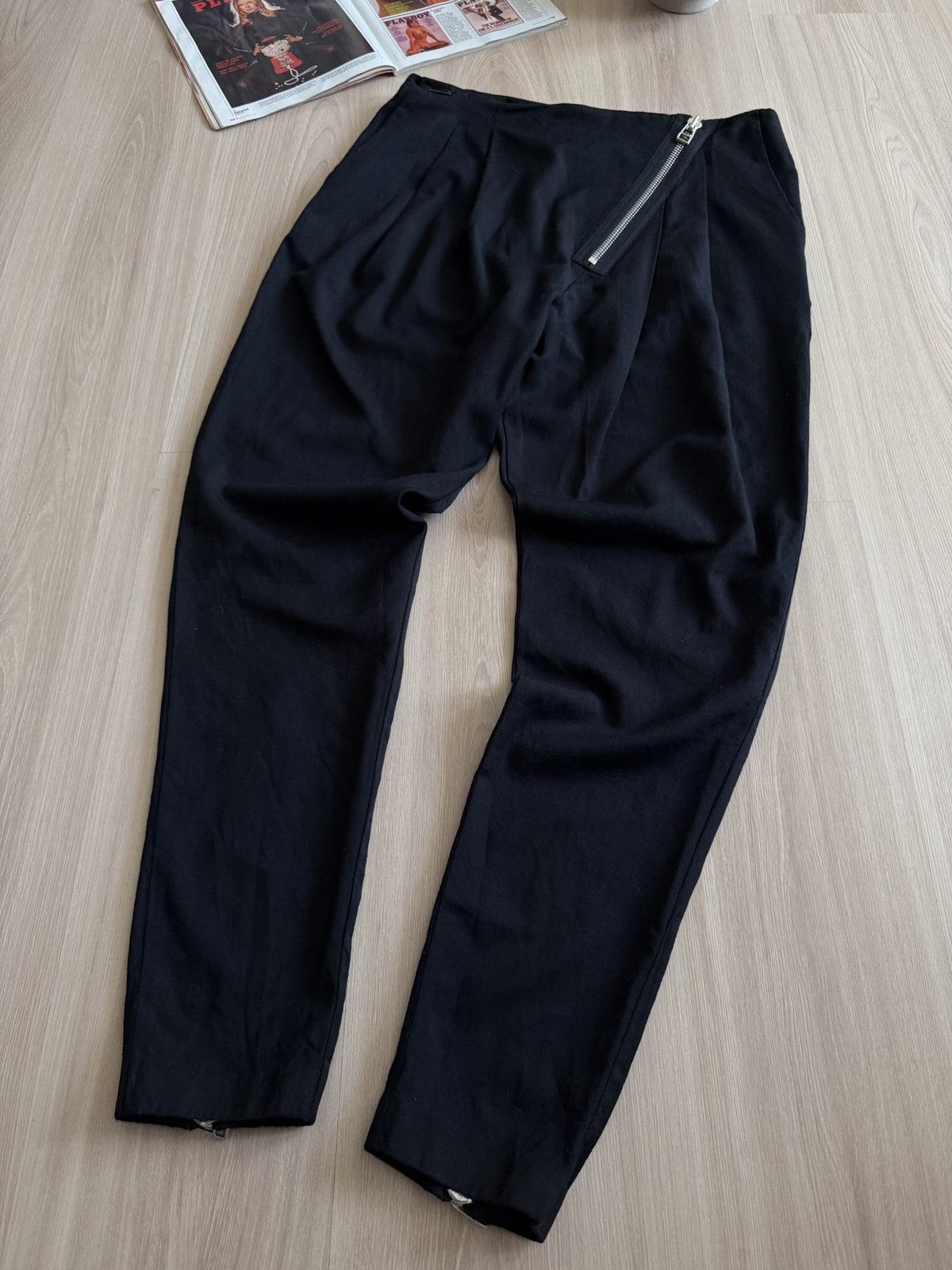 Adidas Vintage RARE Adidas SLVR Wool Pants Japanese Style Size US 34 / EU 50 - 1 Thumbnail