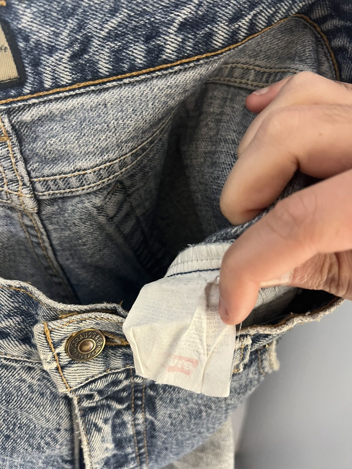 Levi's Vintage Clothing × Vintage VERY RARE LEVIS 737 SILVER TAB DENIM SKINNY JEANS DESIGNER Size US 34 / EU 50 - 10 Thumbnail