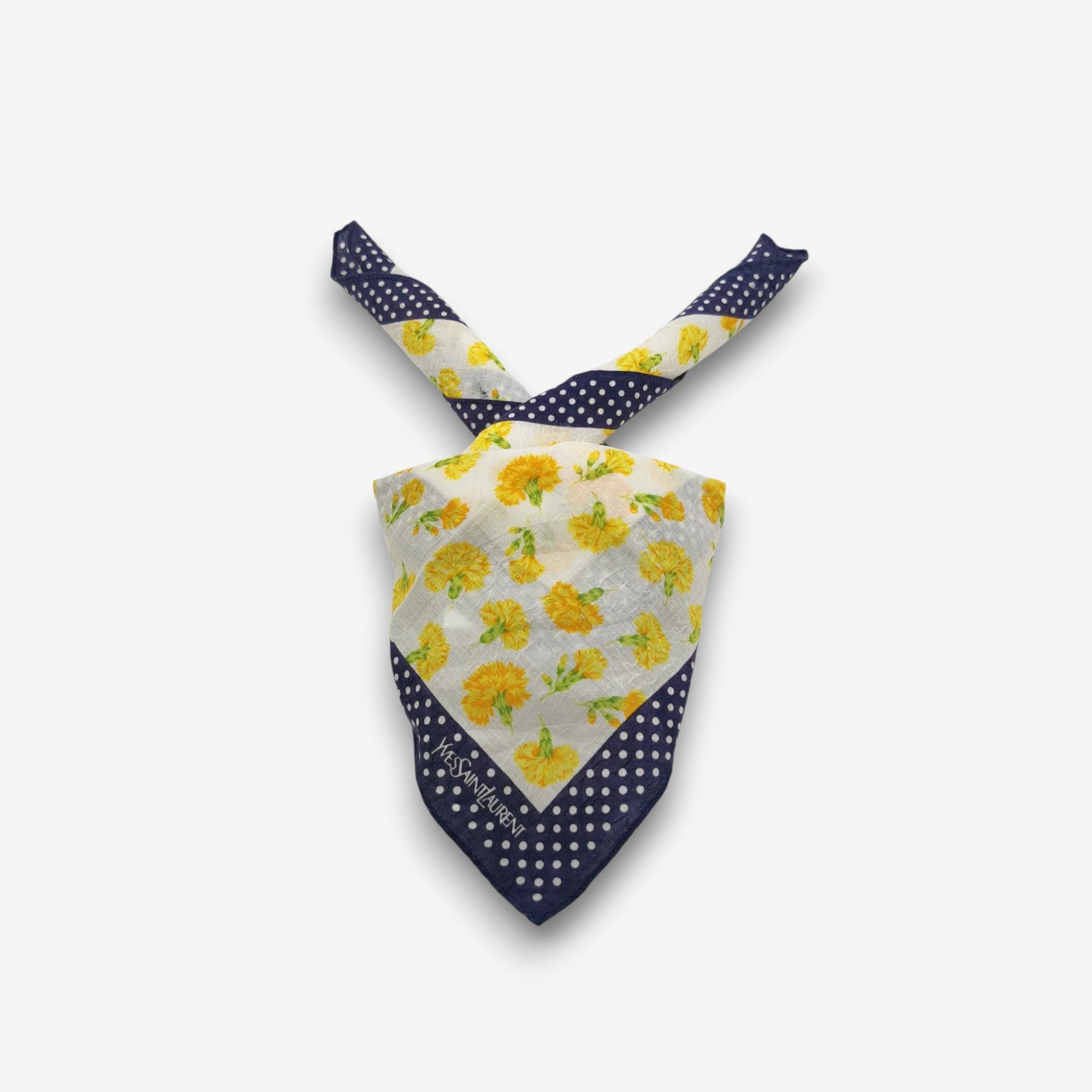 Vintage Vintage Yves Saint Laurent Handkerchief Pocketsquare Bandana Size ONE SIZE - 1 Thumbnail