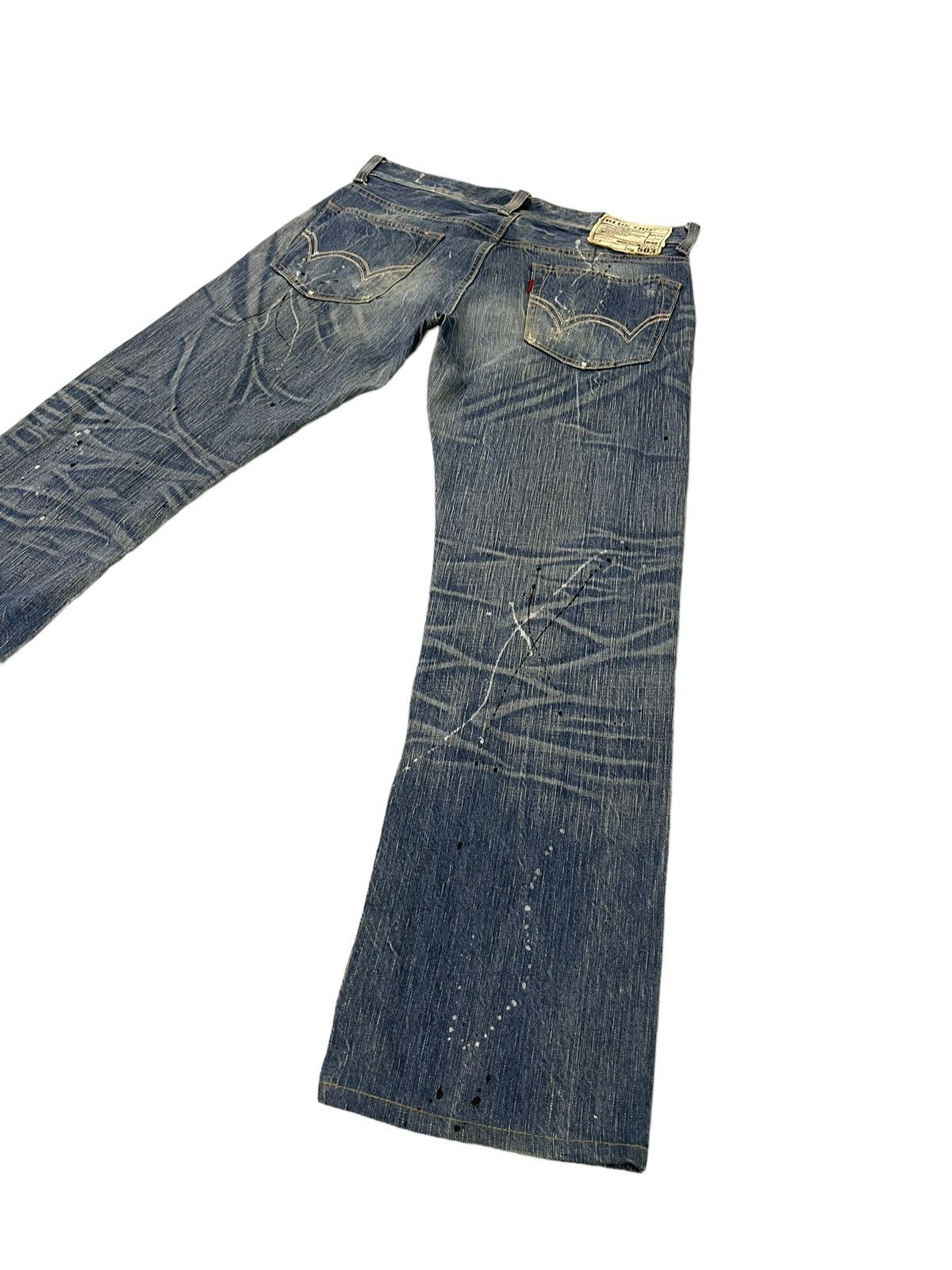 Edwin Distress Jeans Edwin 503 Faded Paint Splash Regular 7🟦5 Size US 34 / EU 50 - 14 Thumbnail