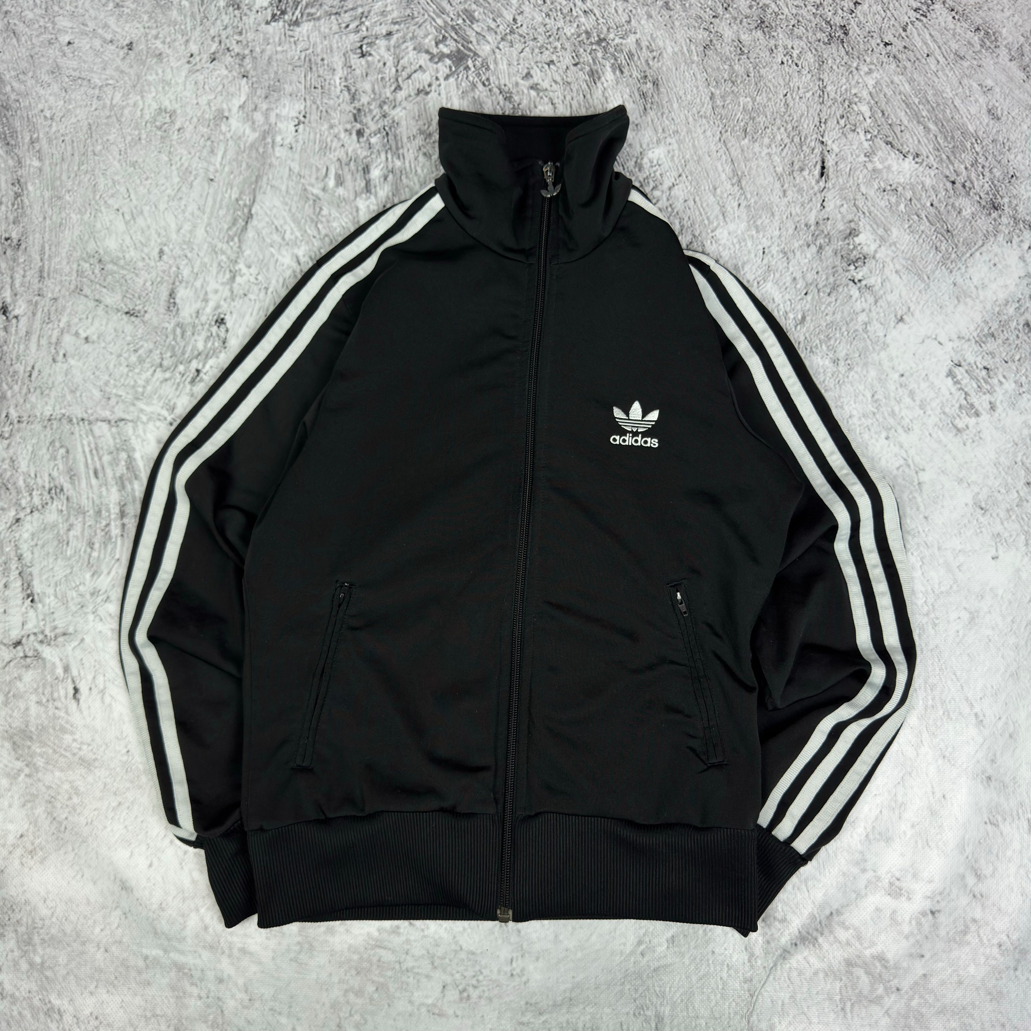 Adidas Adidas Firebird Women's Black White Full Zip Track Jacket 40 Size S / US 4 / IT 40 - 2 Thumbnail