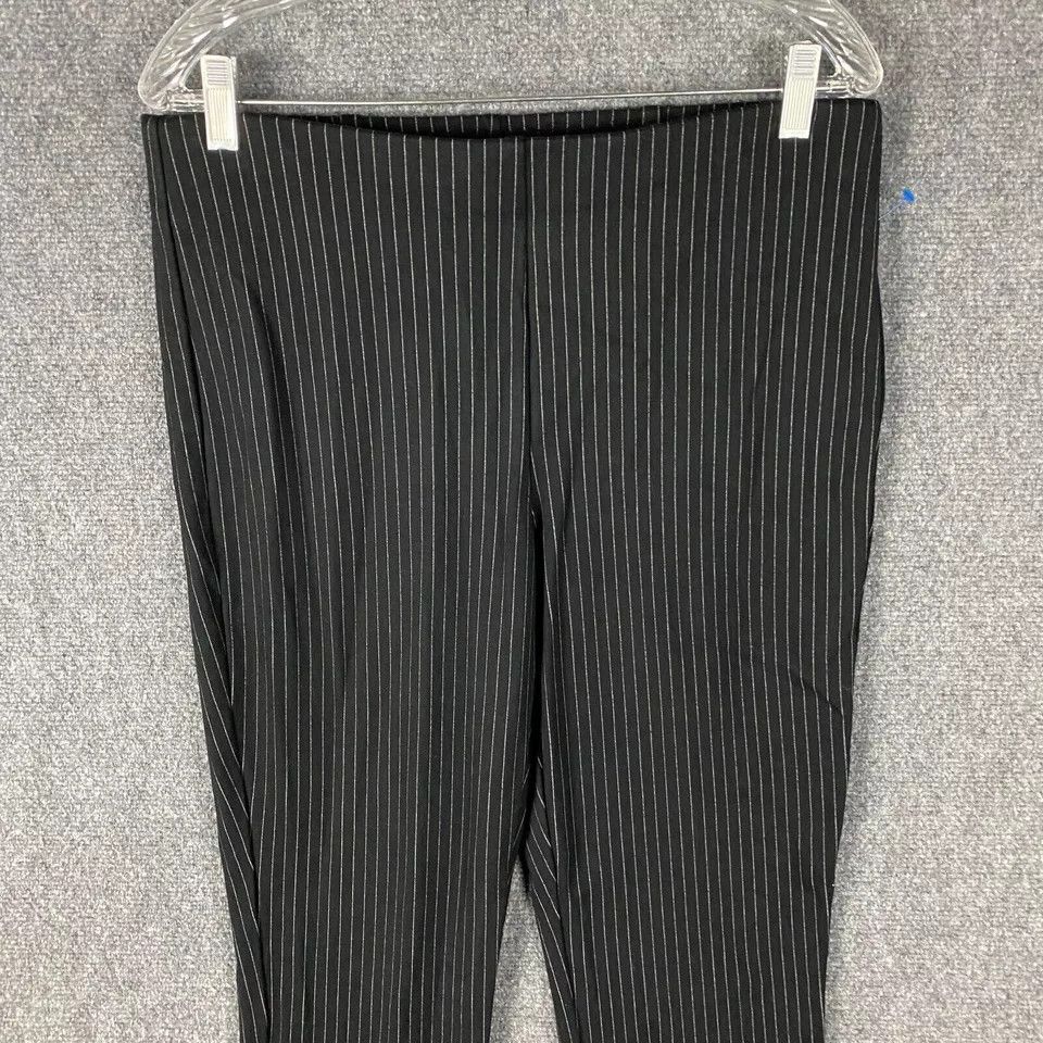 Chicos Chico's Pants Women's Size 10R Pull On Stretch Striped Size 34" / US 12 / IT 48 - 2 Thumbnail