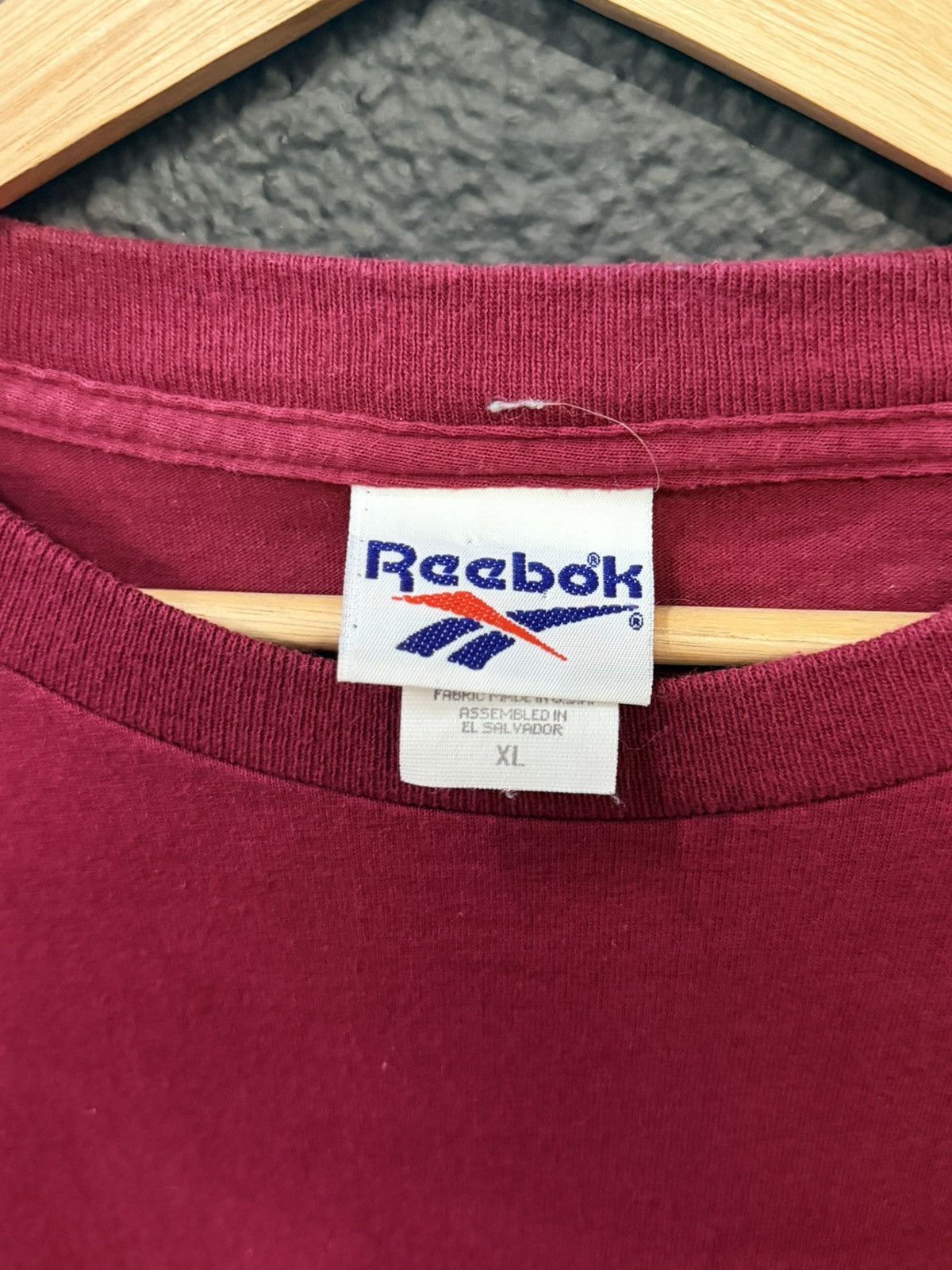 Reebok Vintage Reebok Blank T Size US XL / EU 56 / 4 - 2 Thumbnail