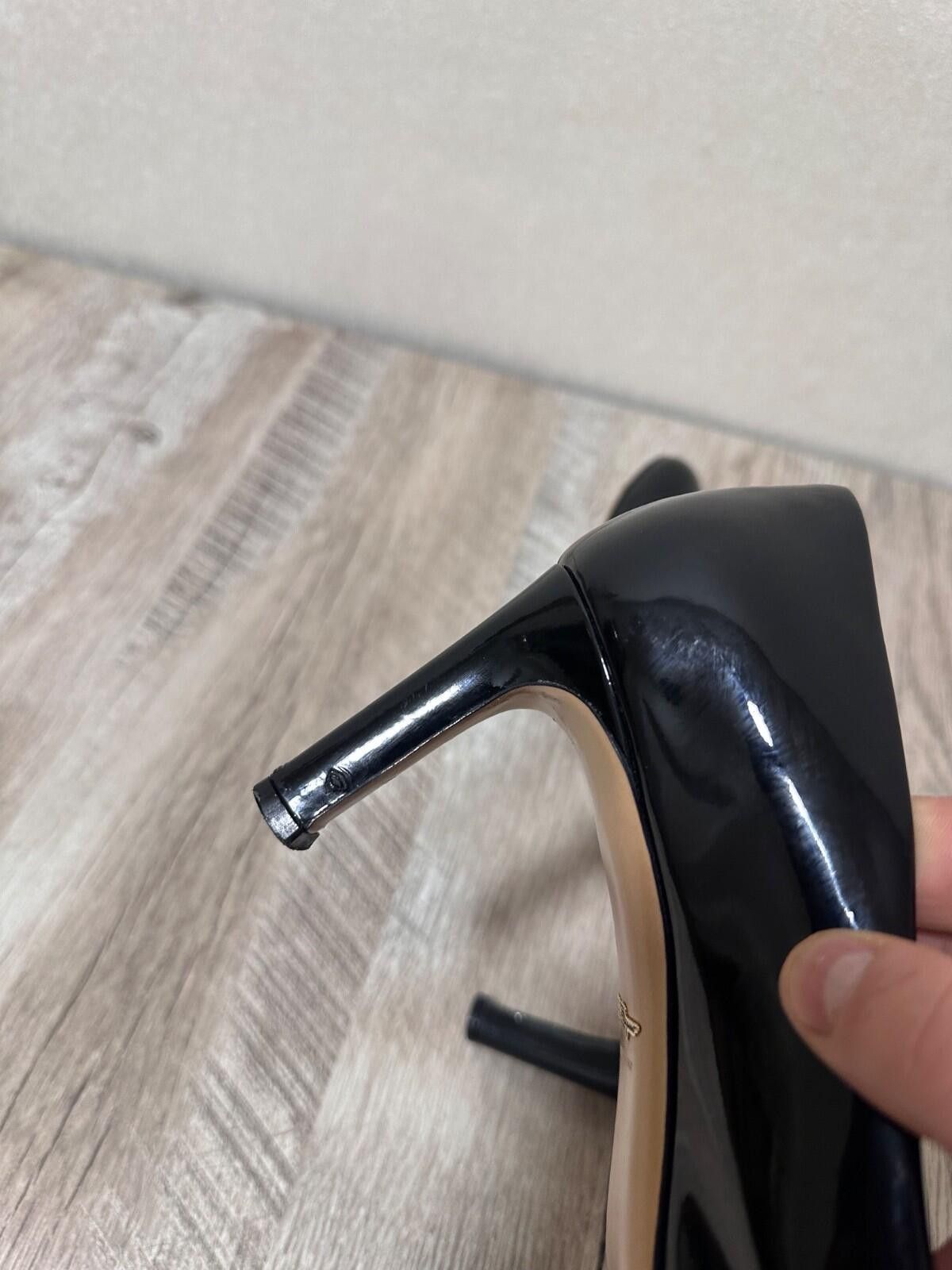 Salvatore Ferragamo Ferragamo patent leather pumps size 8 women's black Size US 8 / IT 38 - 9 Thumbnail