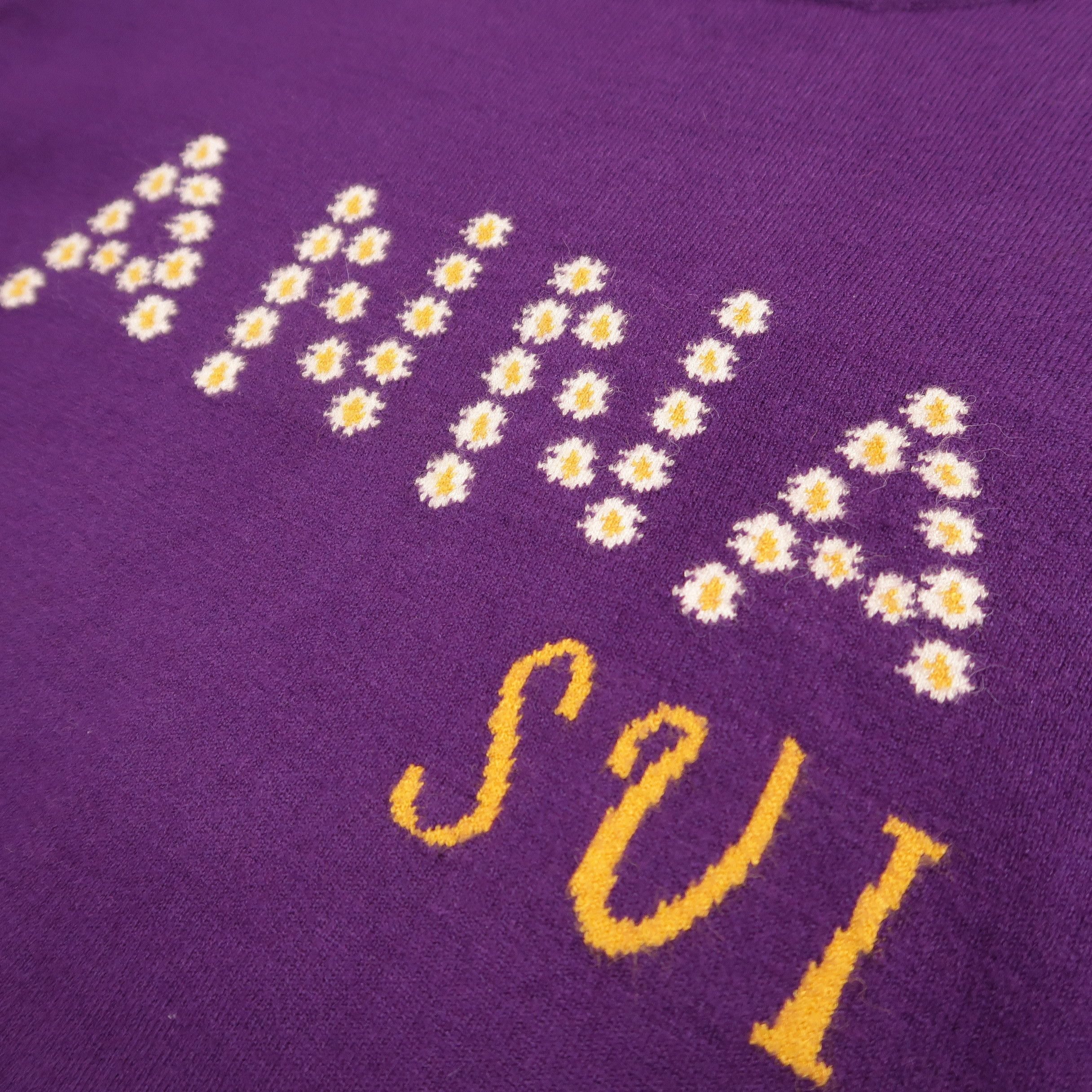 Japanese Brand 2000s Anna Sui Big Spell Out Fuzzy Knit Sweater Size US M / EU 48-50 / 2 - 5 Thumbnail