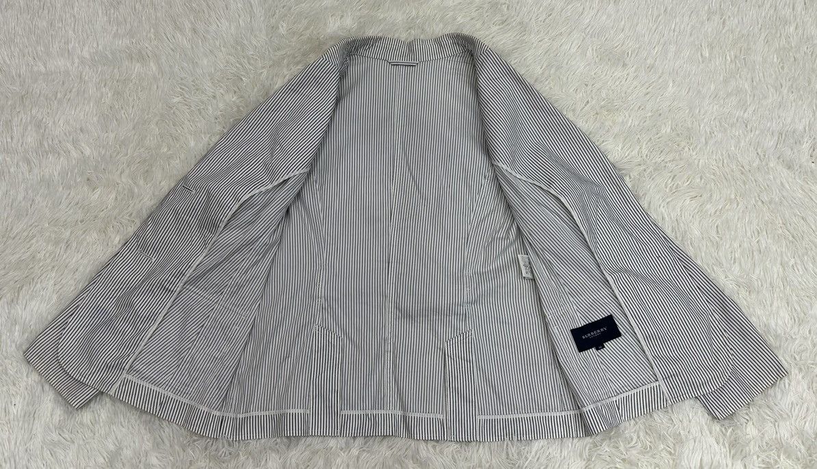 Burberry Burberry London Striped Cotton Blazer Jacket Made in Japan Size S / US 4 / IT 40 - 4 Thumbnail