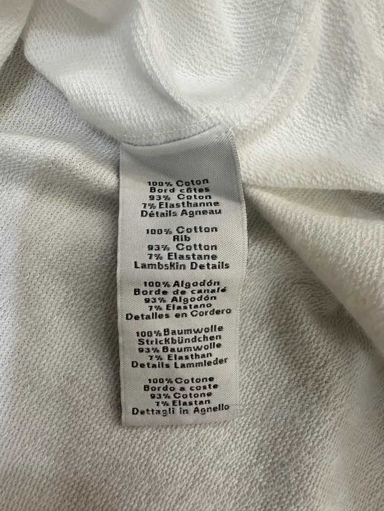 Hermes Hermes Horseshoe Leather Detail Crewneck Short Sleeve Whit Size L / US 10 / IT 46 - 6 Thumbnail