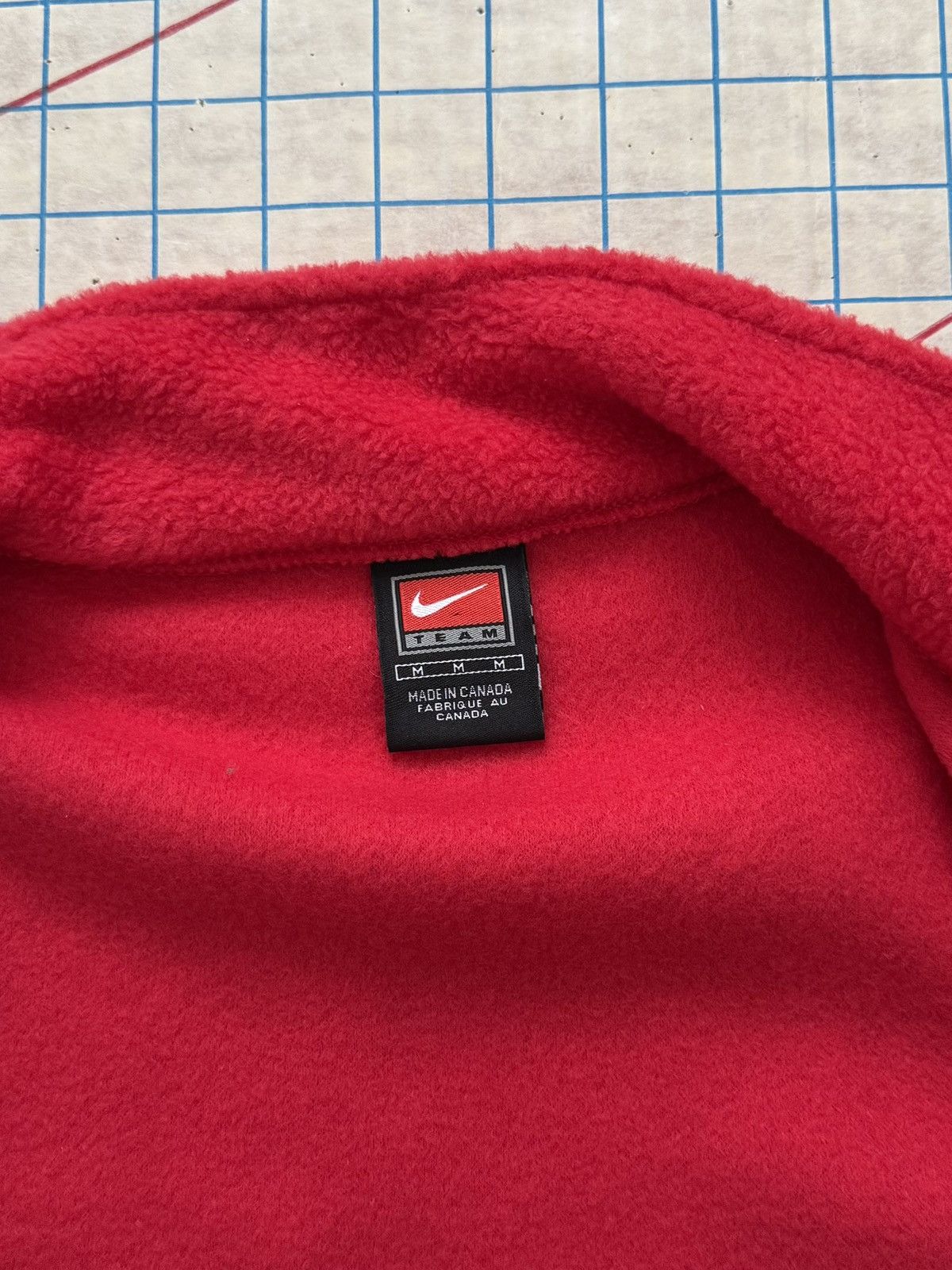 Nike × Vintage Vintage Nike Team Canada Basketball Fleece Full Zip Vest Med Size US M / EU 48-50 / 2 - 6 Thumbnail
