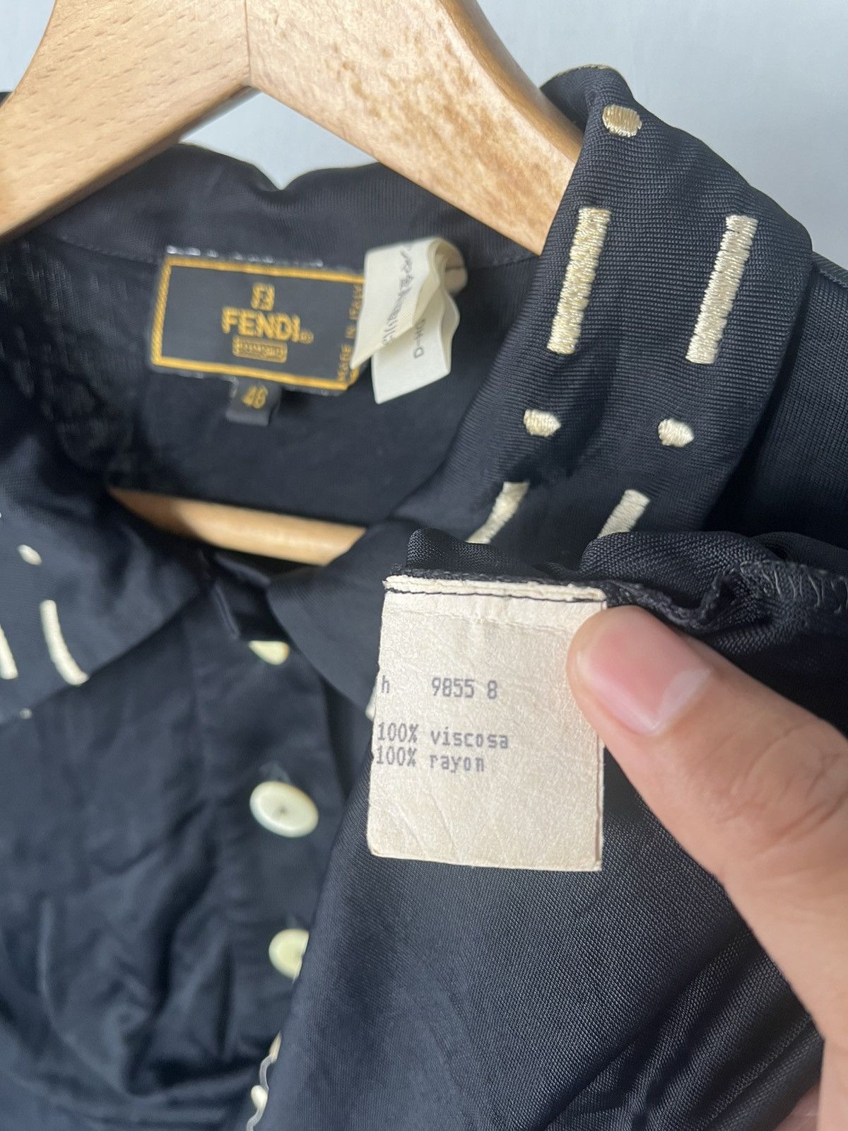 Fendi Vintage fendi maglia Size L / US 10 / IT 46 - 4 Thumbnail