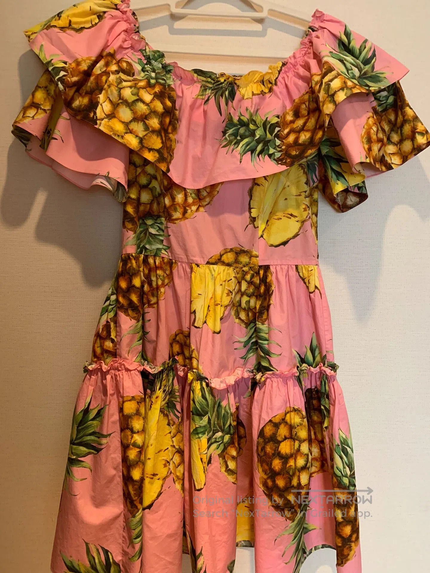 Dolce & Gabbana Dolce & Gabbana Pineapple Print Dress. Size M / US 6-8 / IT 42-44 - 2 Thumbnail