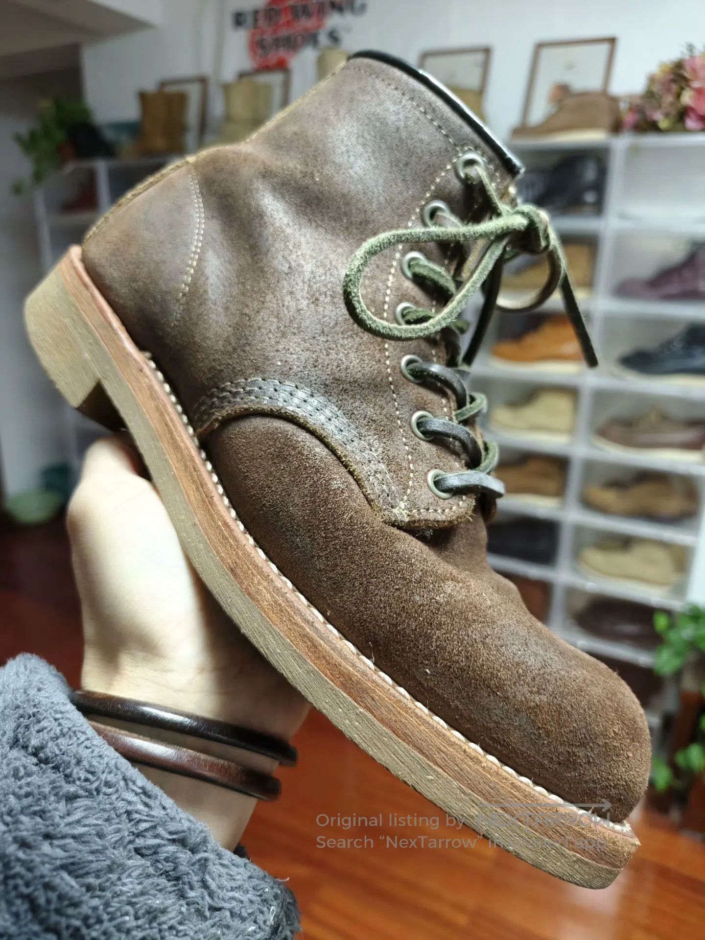 Red Wing Red Wing 4618 Collaboration Suede Work Boots. Size US 7 / EU 40 - 3 Thumbnail