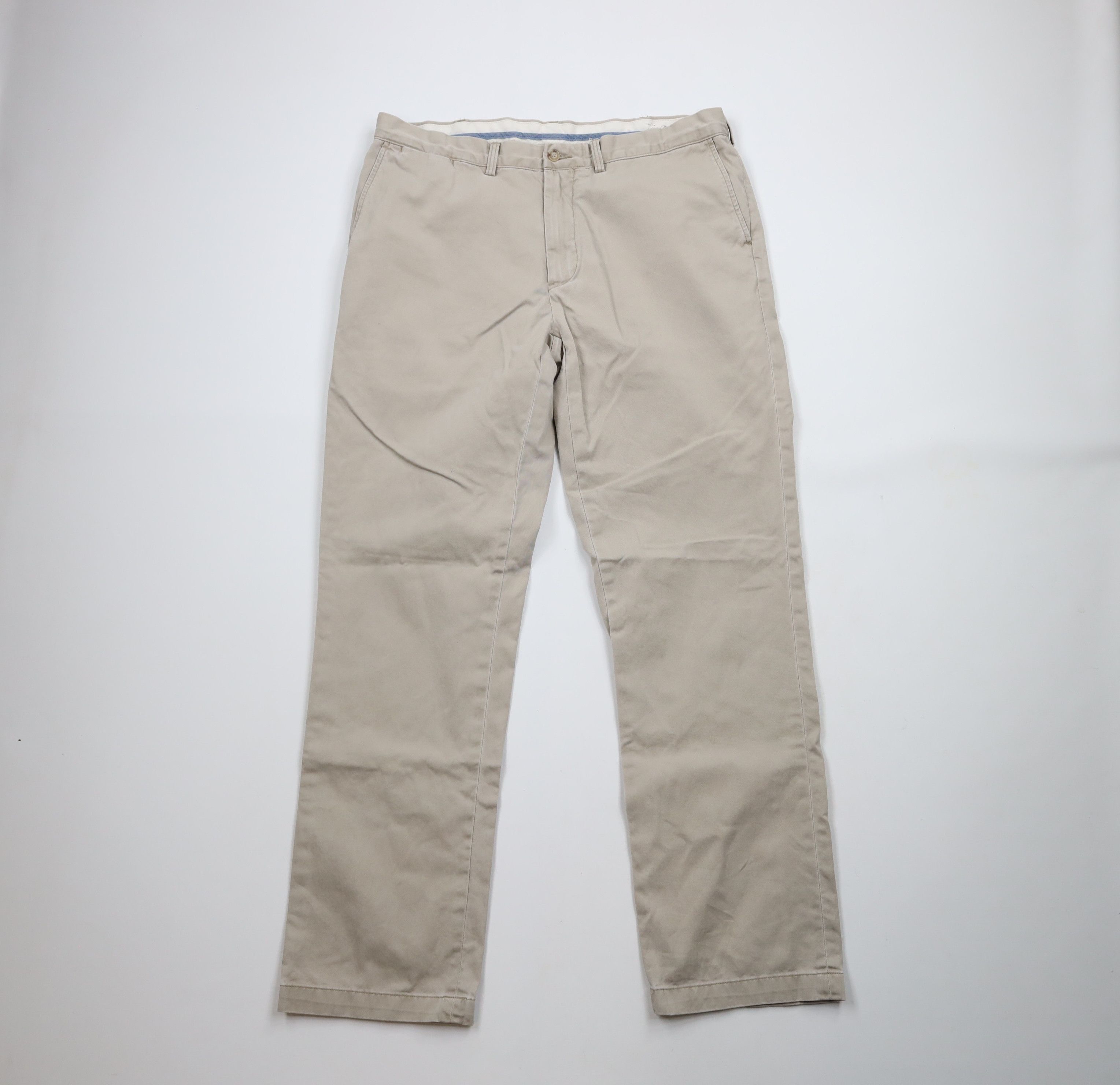 Ralph Lauren × Vintage Vintage Ralph Lauren Wide Leg Classic Fit Chino Pants Size US 38 / EU 54 - 1 Thumbnail