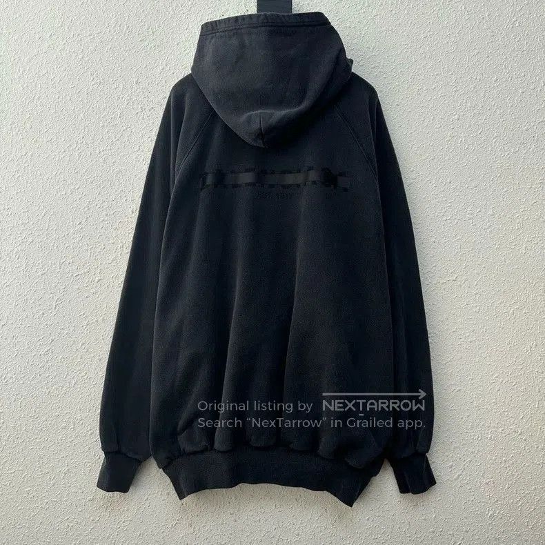 Balenciaga Balenciaga Washed Gray Logo Hoodie. Size US M / EU 48-50 / 2 - 2 Thumbnail