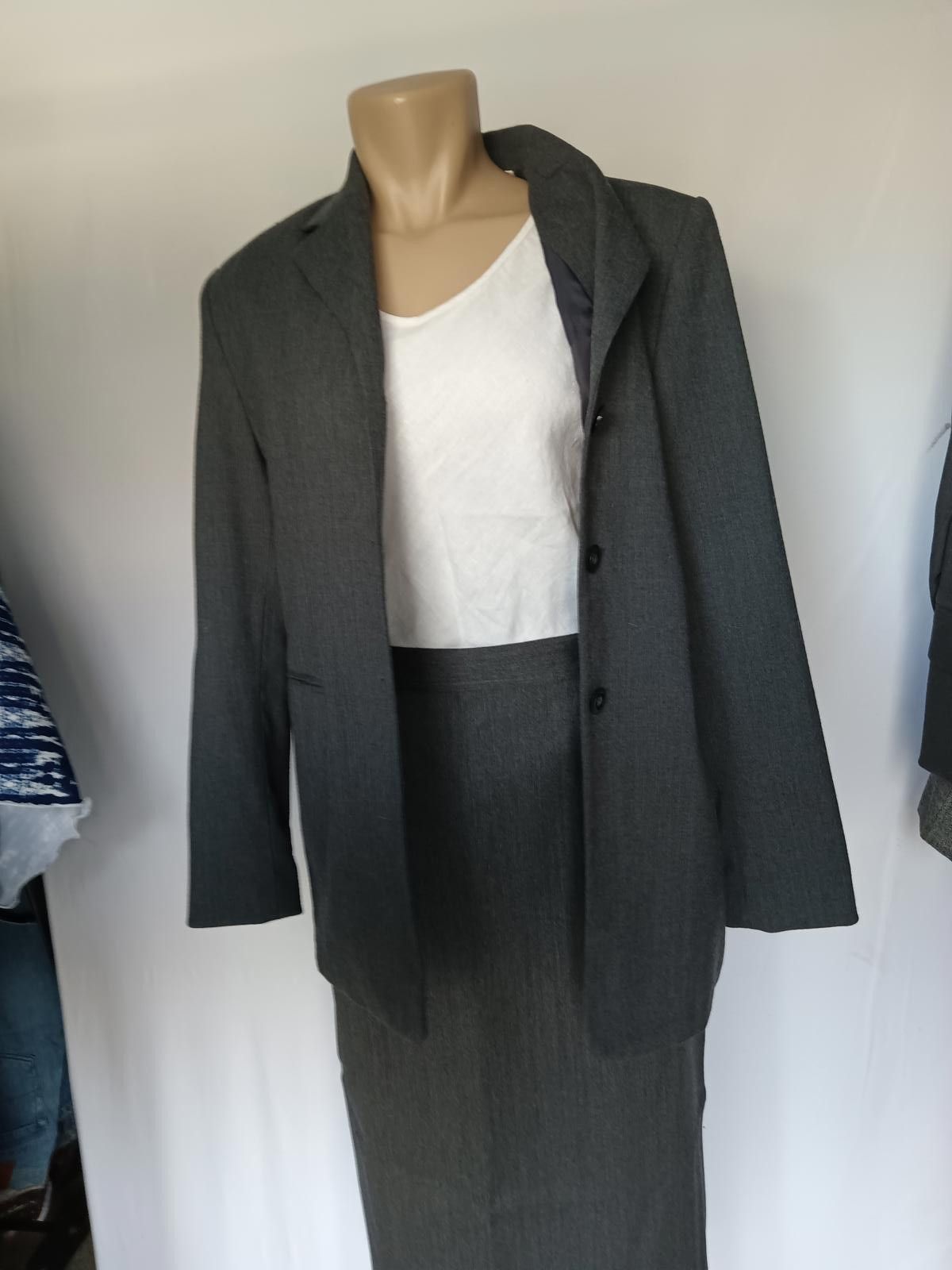 Designer BICE Women's Gray Suit Set - Size 10 Size L / US 10 / IT 46 - 2 Thumbnail