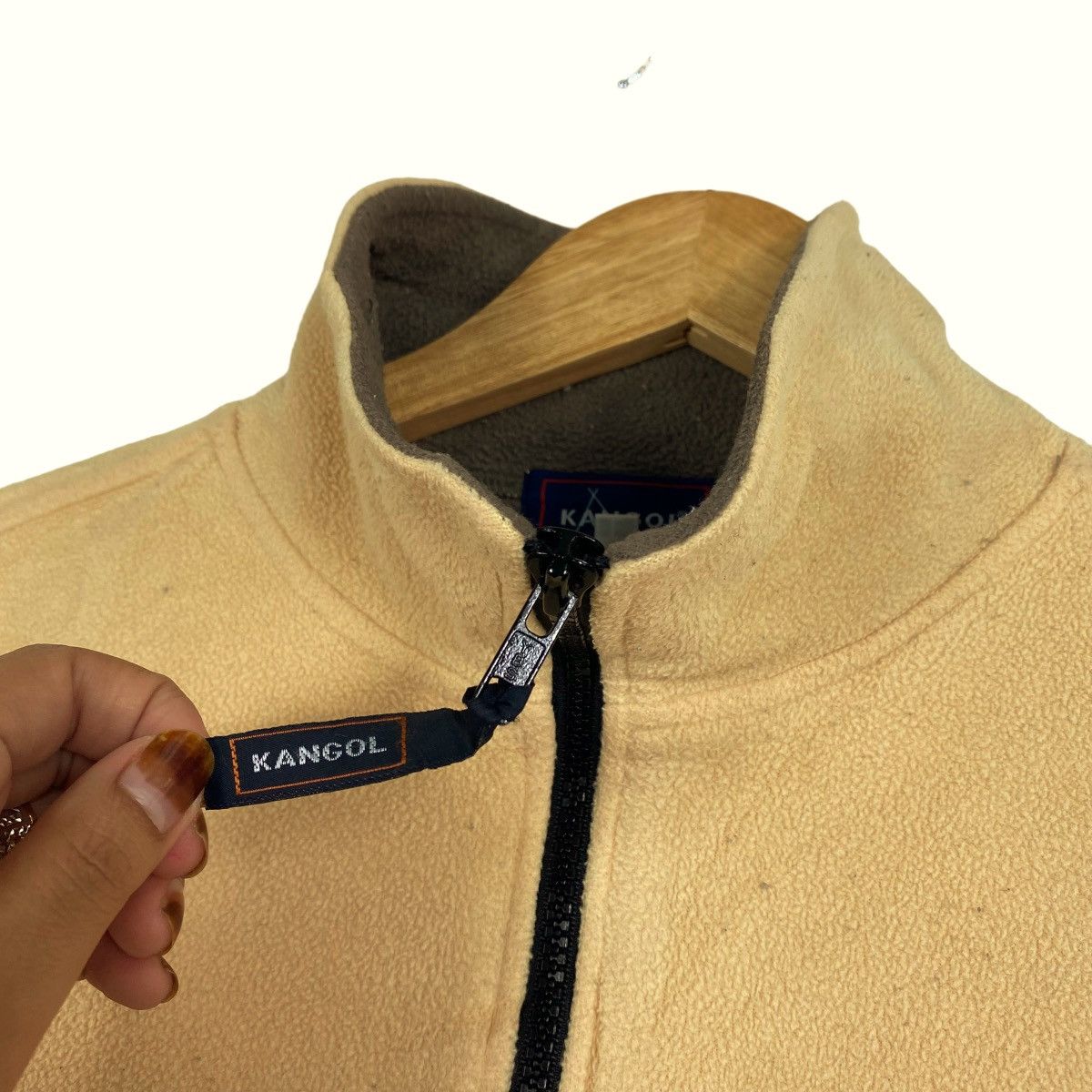 Japanese Brand × Kangol 🔥KANGOL HALFZIP FLEECE Size US M / EU 48-50 / 2 - 7 Thumbnail
