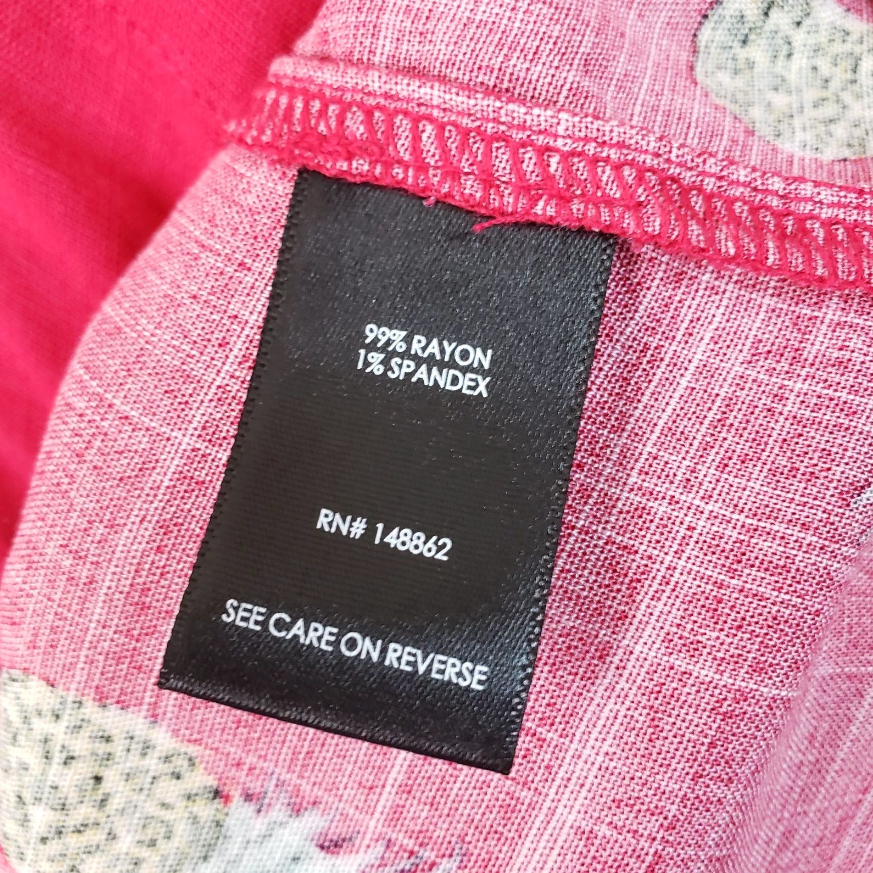 Torrid Torrid Harper Popover Top Blouse Women Pink 3/4 Sleeve Size 2X Plus Pantone Pineapples Night? Size XXL / US 16-18 / IT 52-54 - 7 Thumbnail